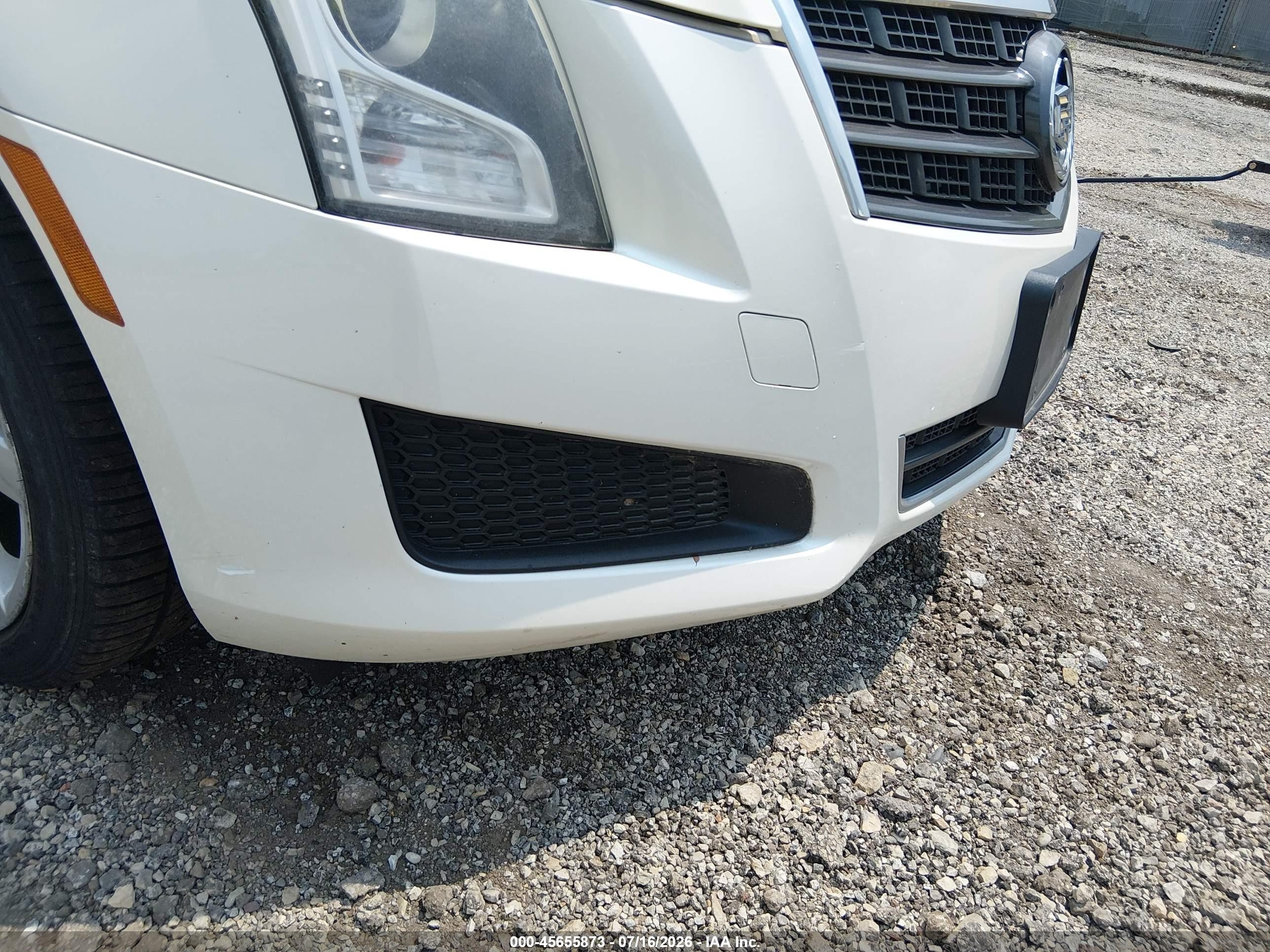 2013 Cadillac Ats Standard White vin: 1G6AA5RA9D0117997