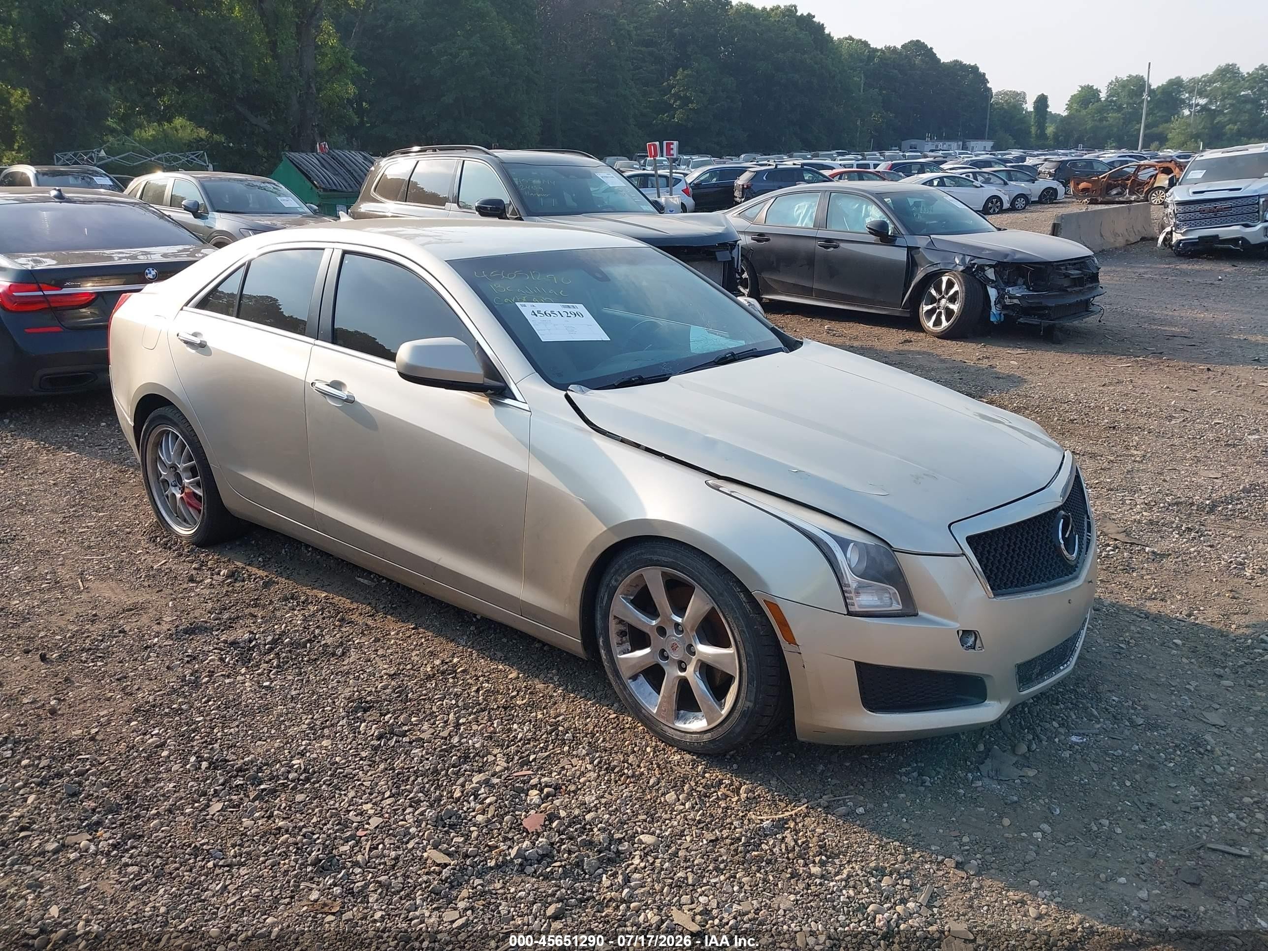 2013 Cadillac Ats Standard Silver vin: 1G6AA5RA9D0155763