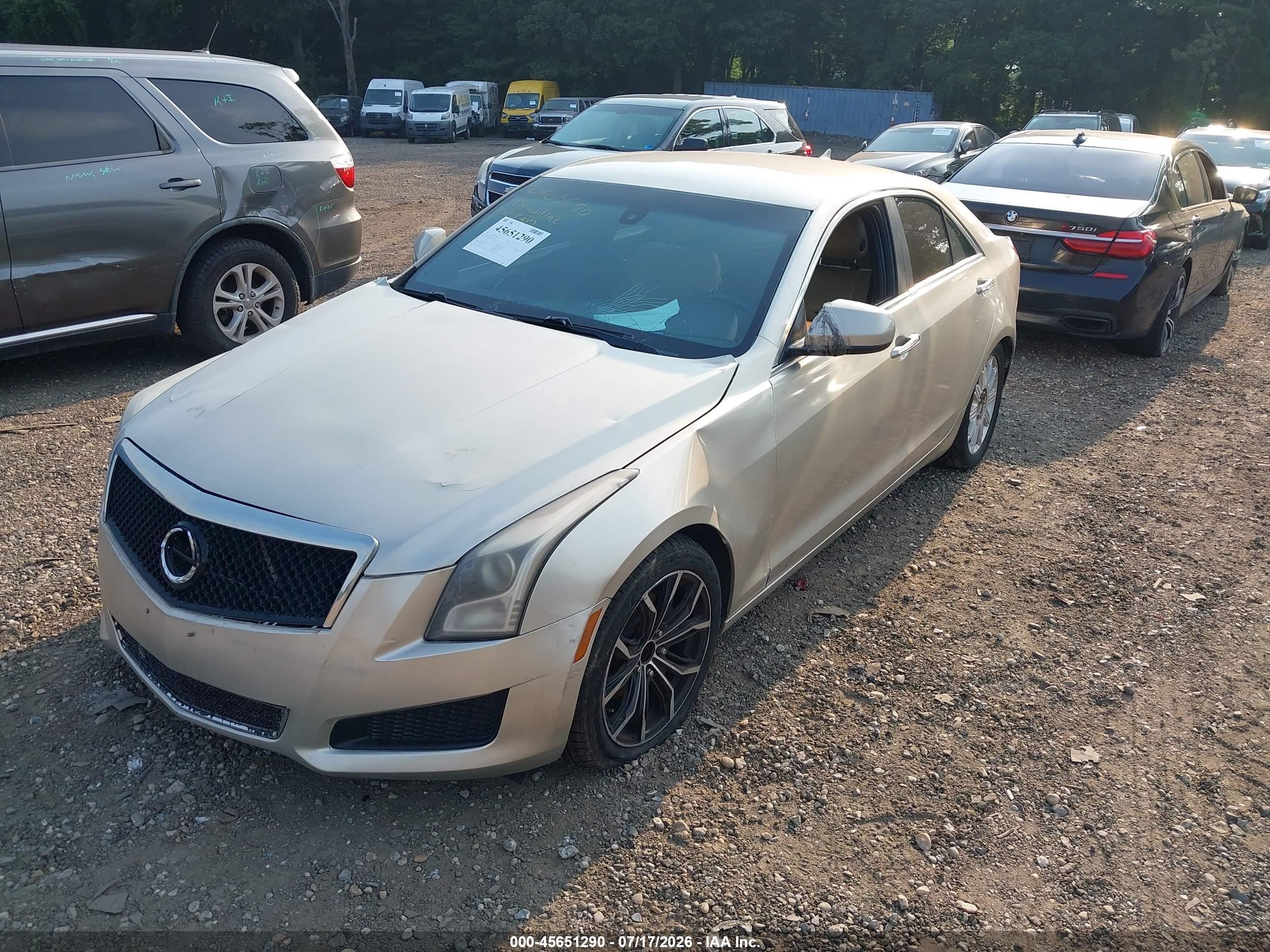 2013 Cadillac Ats Standard Silver vin: 1G6AA5RA9D0155763
