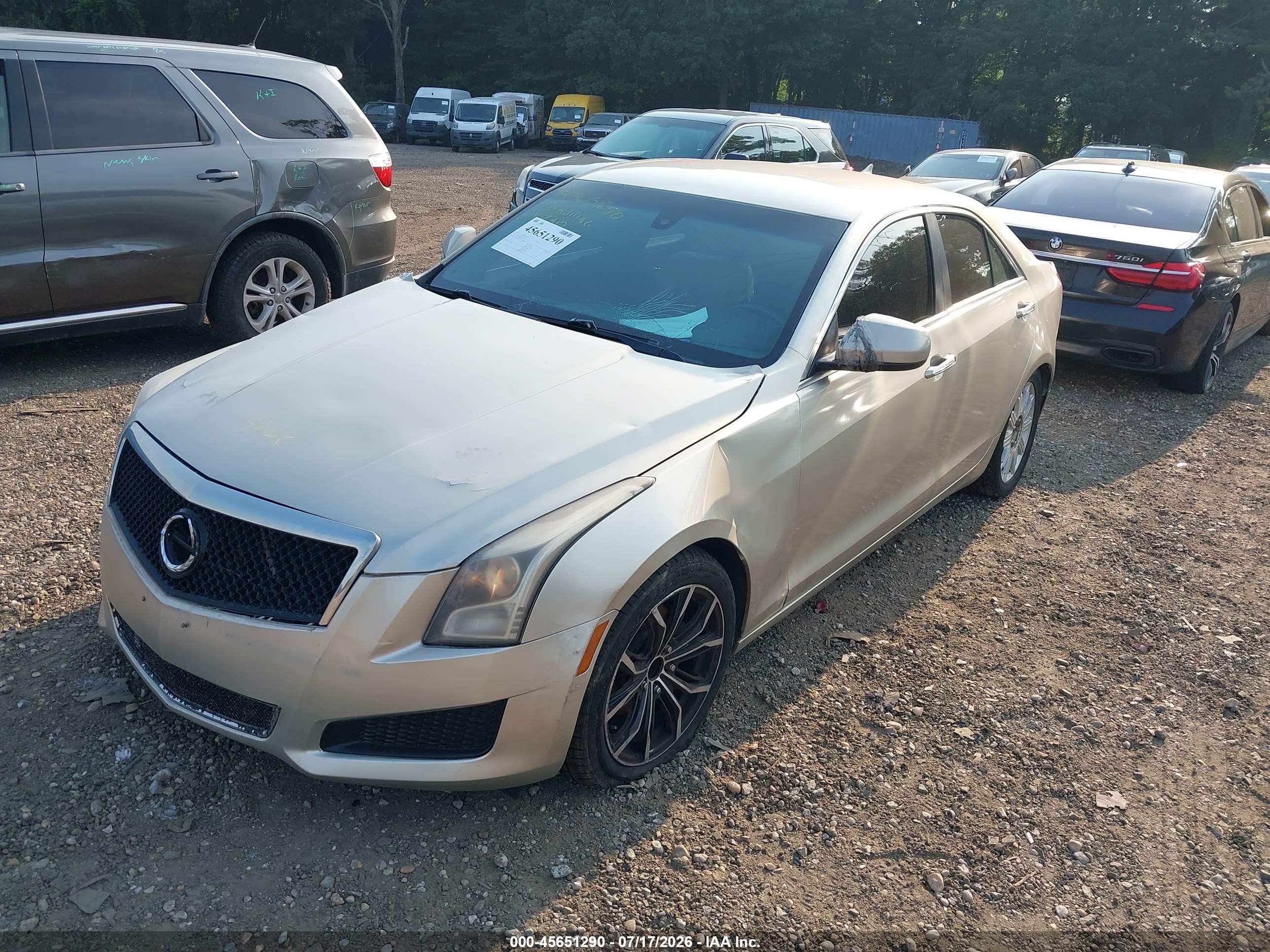 2013 Cadillac Ats Standard Silver vin: 1G6AA5RA9D0155763