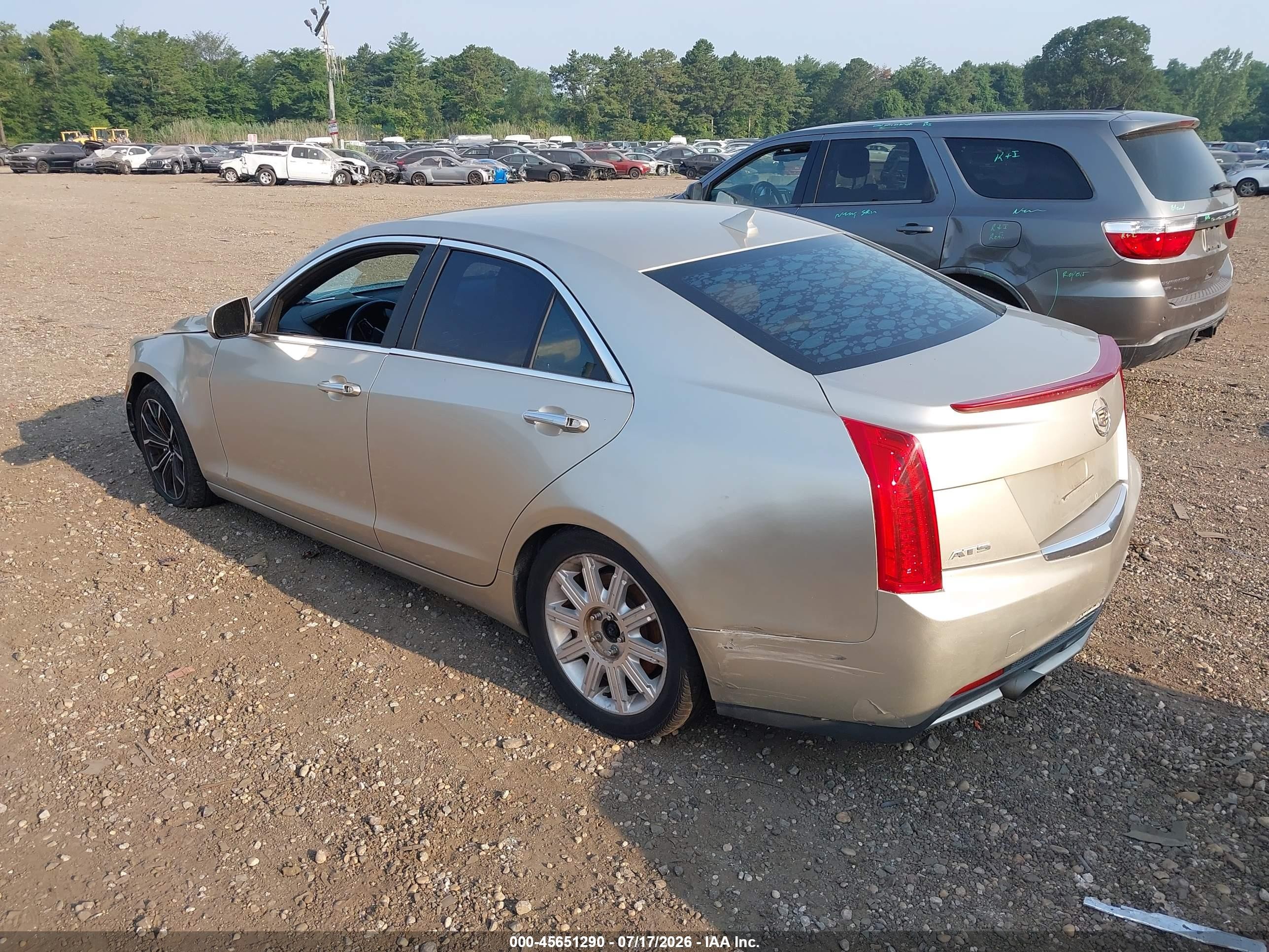 2013 Cadillac Ats Standard Silver vin: 1G6AA5RA9D0155763