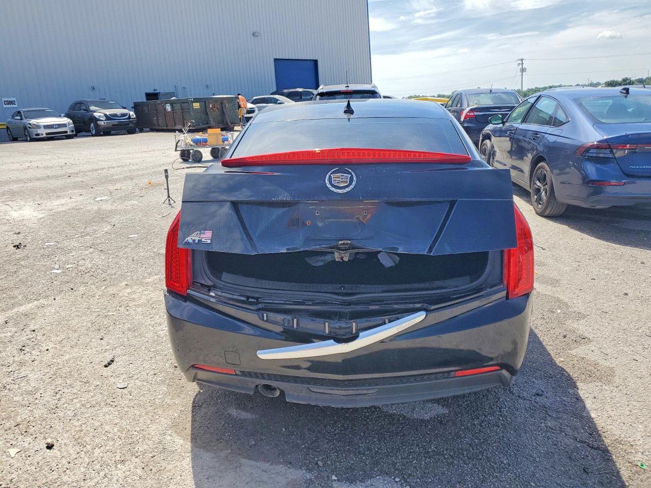 2014 Cadillac Ats Black vin: 1G6AA5RA9E0100358