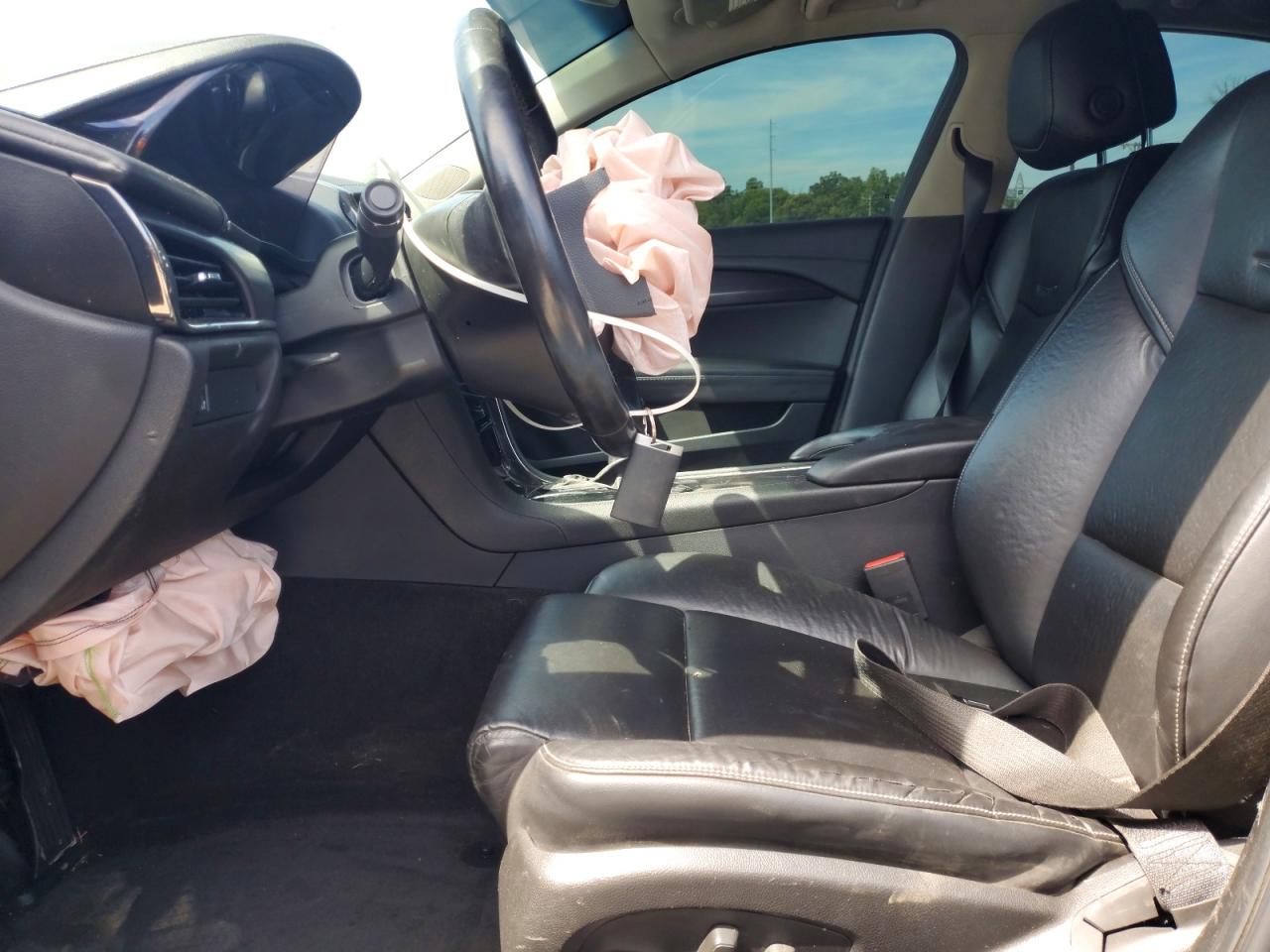 2014 Cadillac Ats Black vin: 1G6AA5RA9E0100358