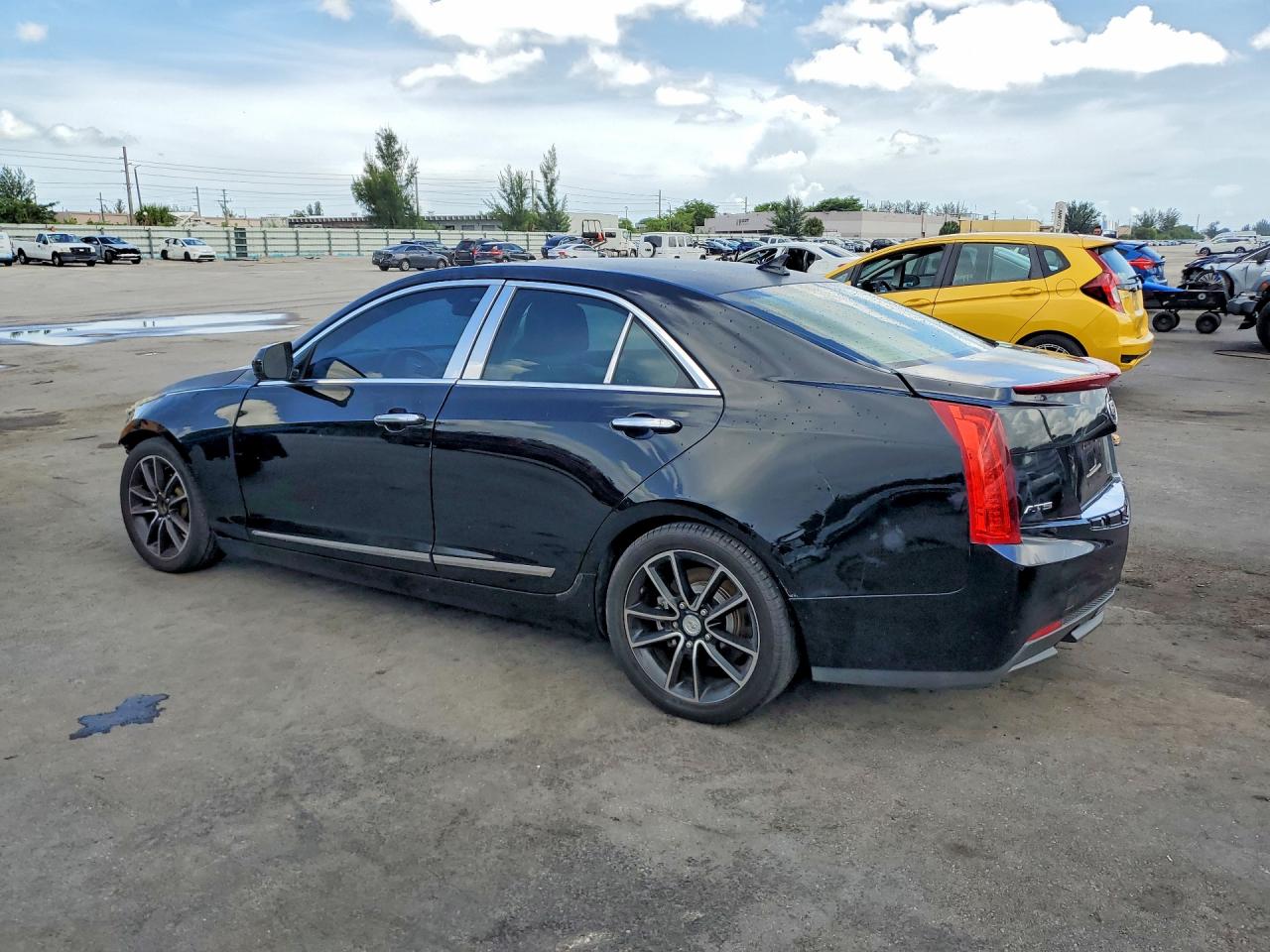 2014 Cadillac Ats Black vin: 1G6AA5RA9E0101719