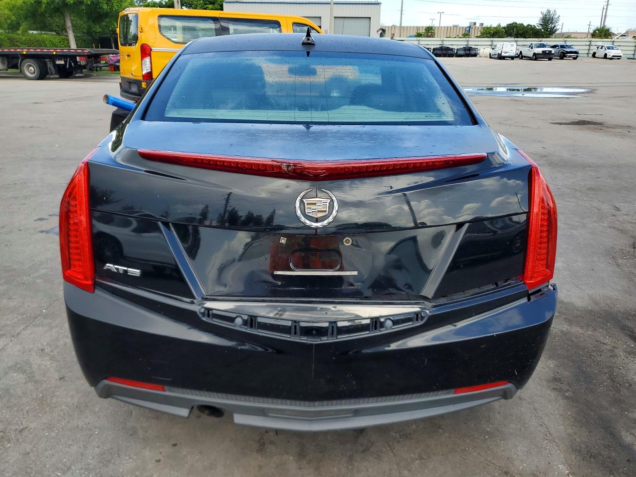 2014 Cadillac Ats Black vin: 1G6AA5RA9E0101719