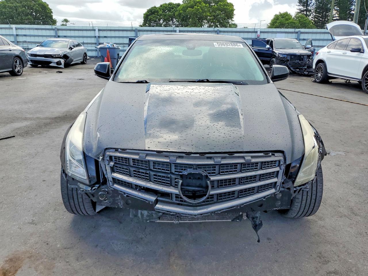 2014 Cadillac Ats Black vin: 1G6AA5RA9E0101719