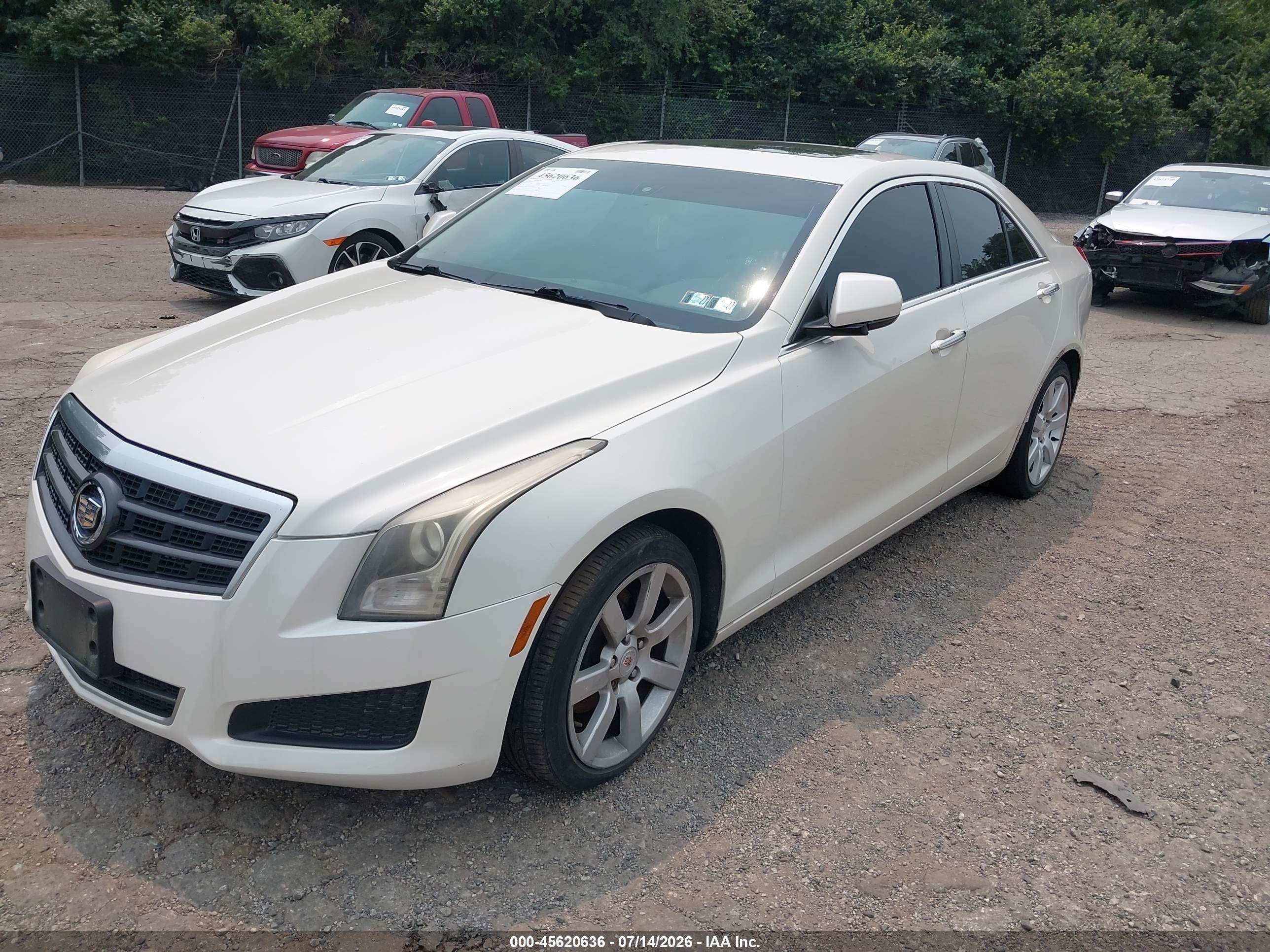 2014 Cadillac Ats Standard Желто-коричневый vin: 1G6AA5RA9E0101882