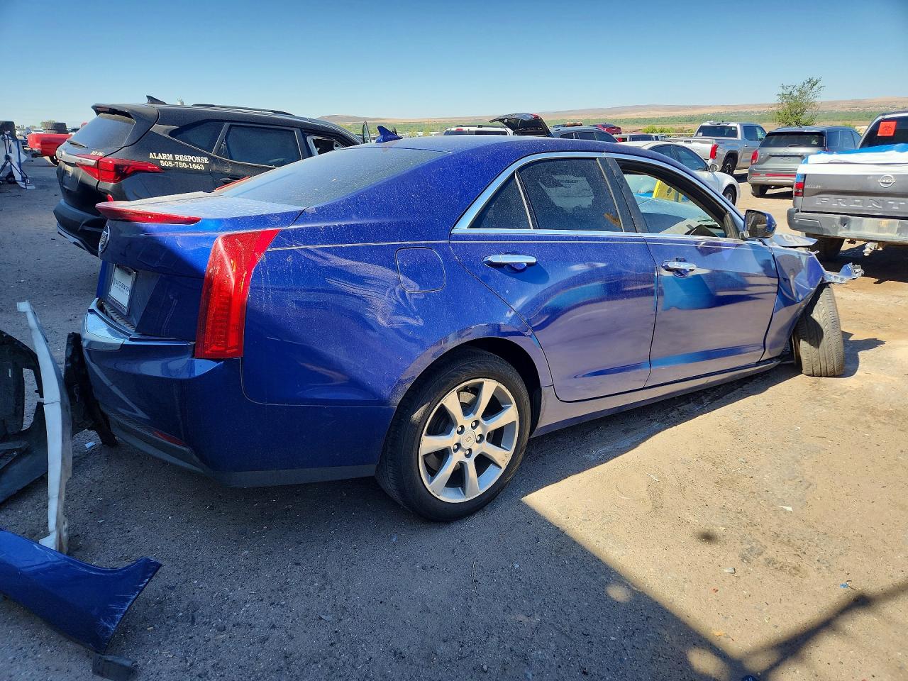 2014 Cadillac Ats Blue vin: 1G6AA5RA9E0108993