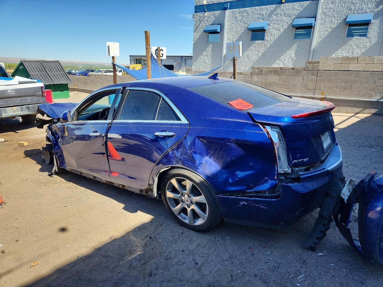 2014 Cadillac Ats Blue vin: 1G6AA5RA9E0108993