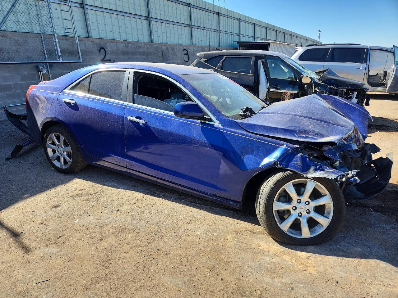 2014 Cadillac Ats Blue vin: 1G6AA5RA9E0108993