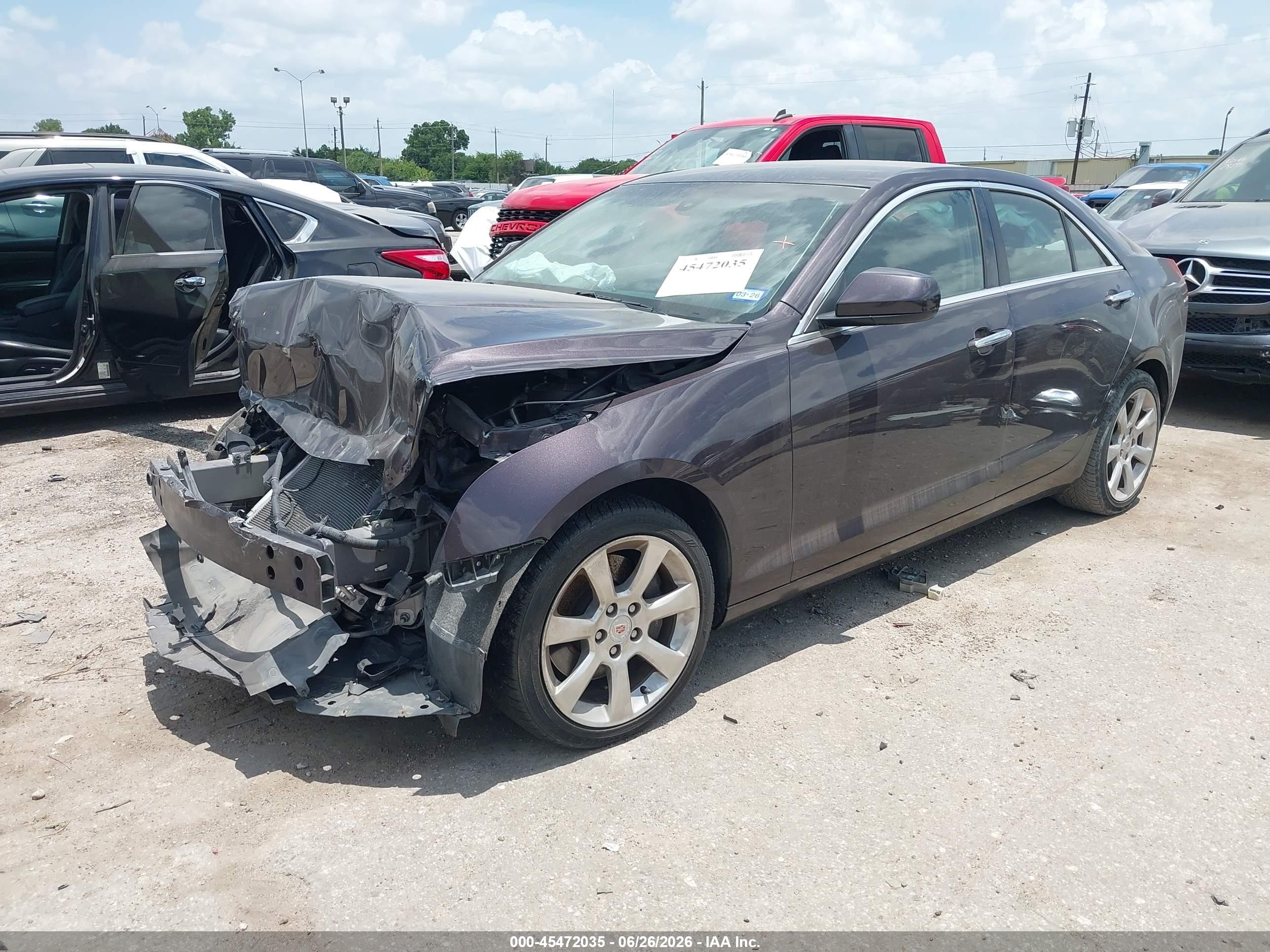 2014 Cadillac Ats Standard Purple vin: 1G6AA5RA9E0122067