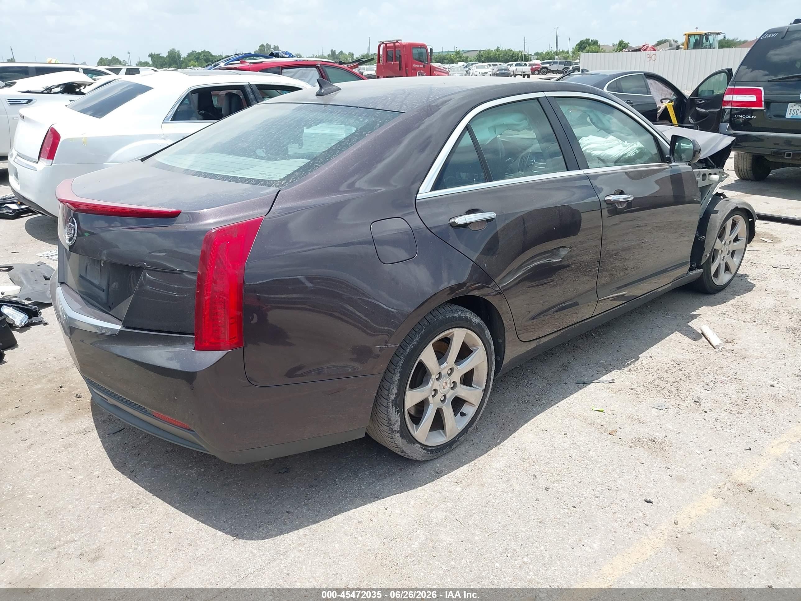 2014 Cadillac Ats Standard Purple vin: 1G6AA5RA9E0122067