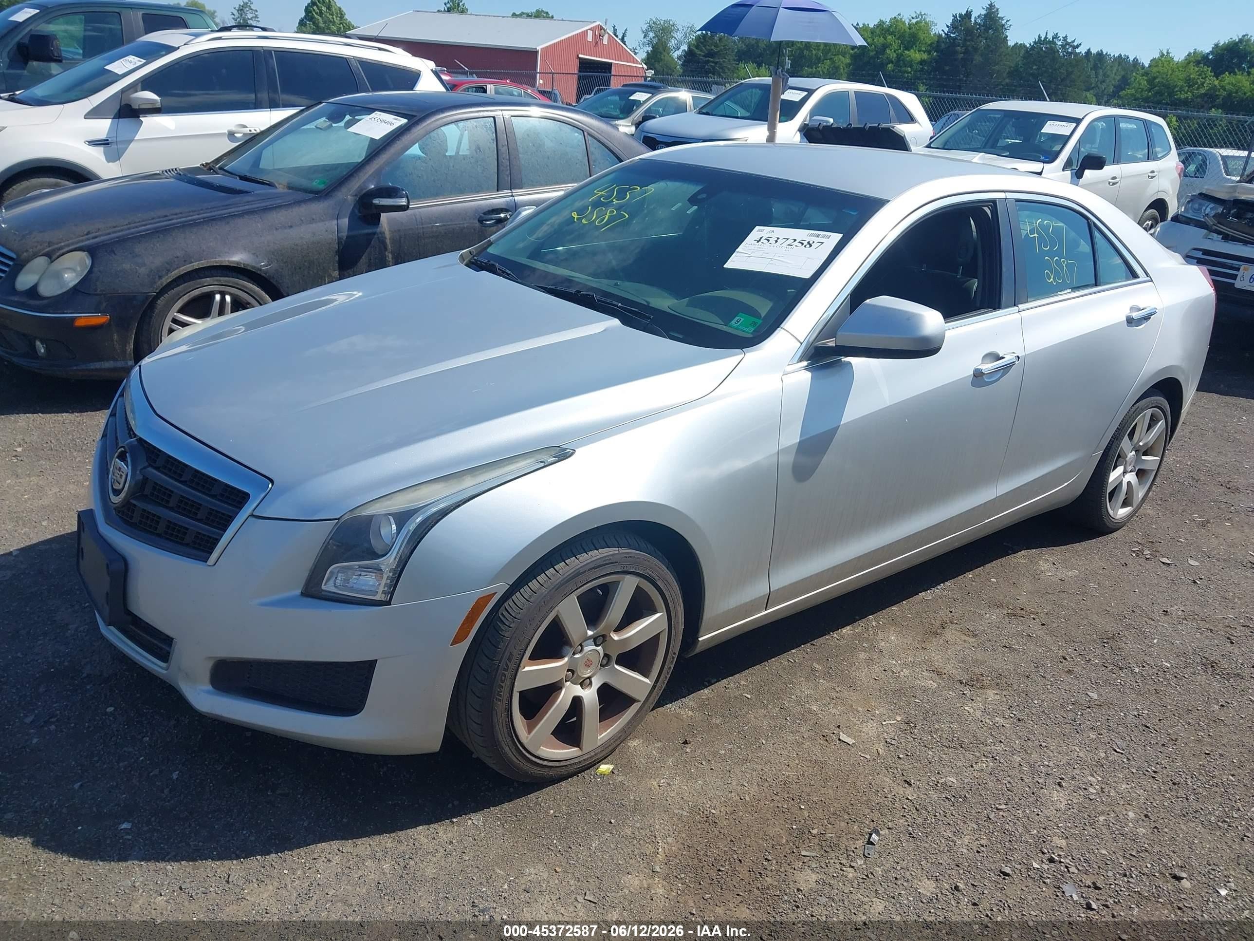 2014 Cadillac Ats Standard Silver vin: 1G6AA5RA9E0134591