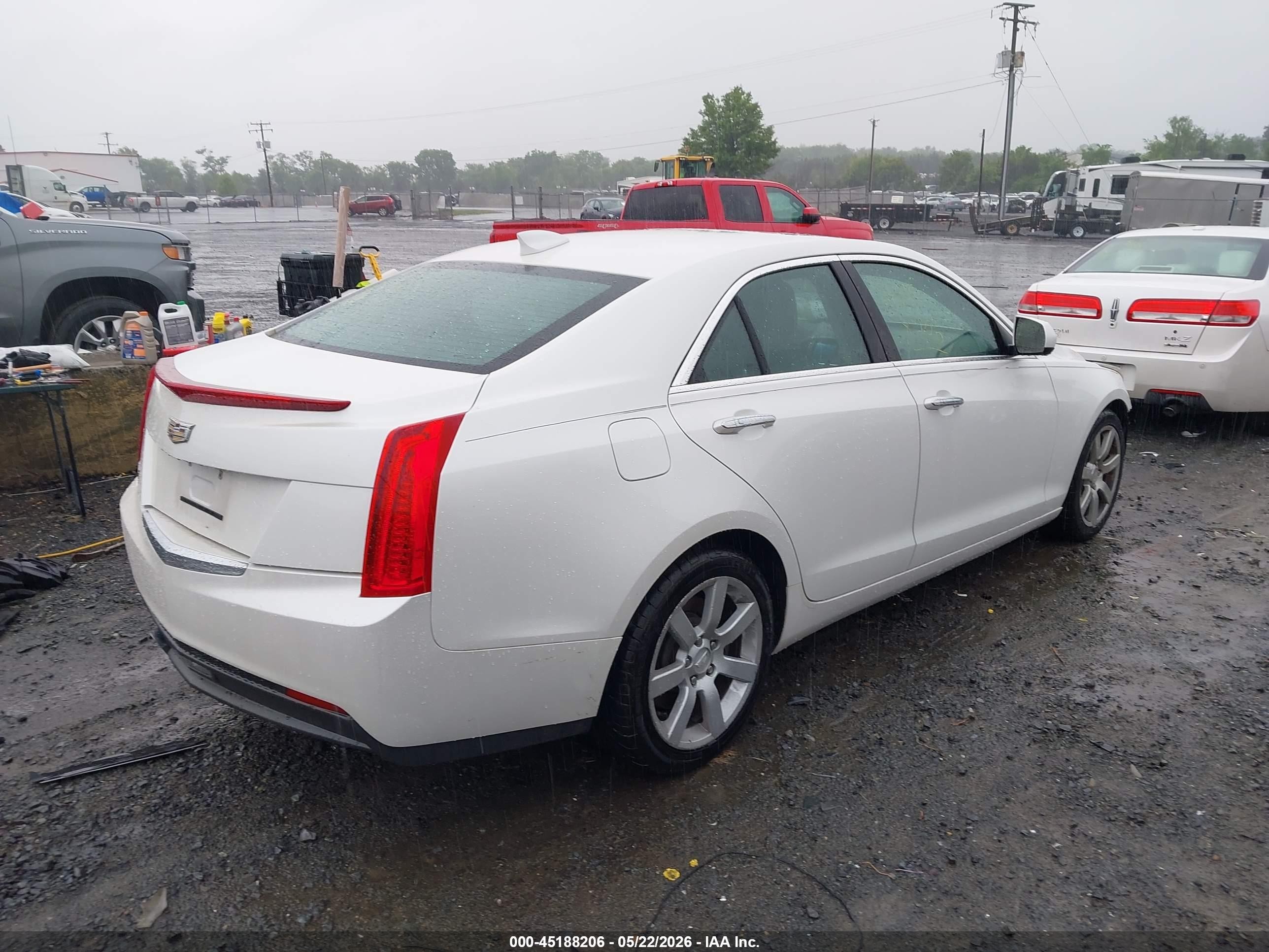 2015 Cadillac Ats Standard White vin: 1G6AA5RA9F0118523