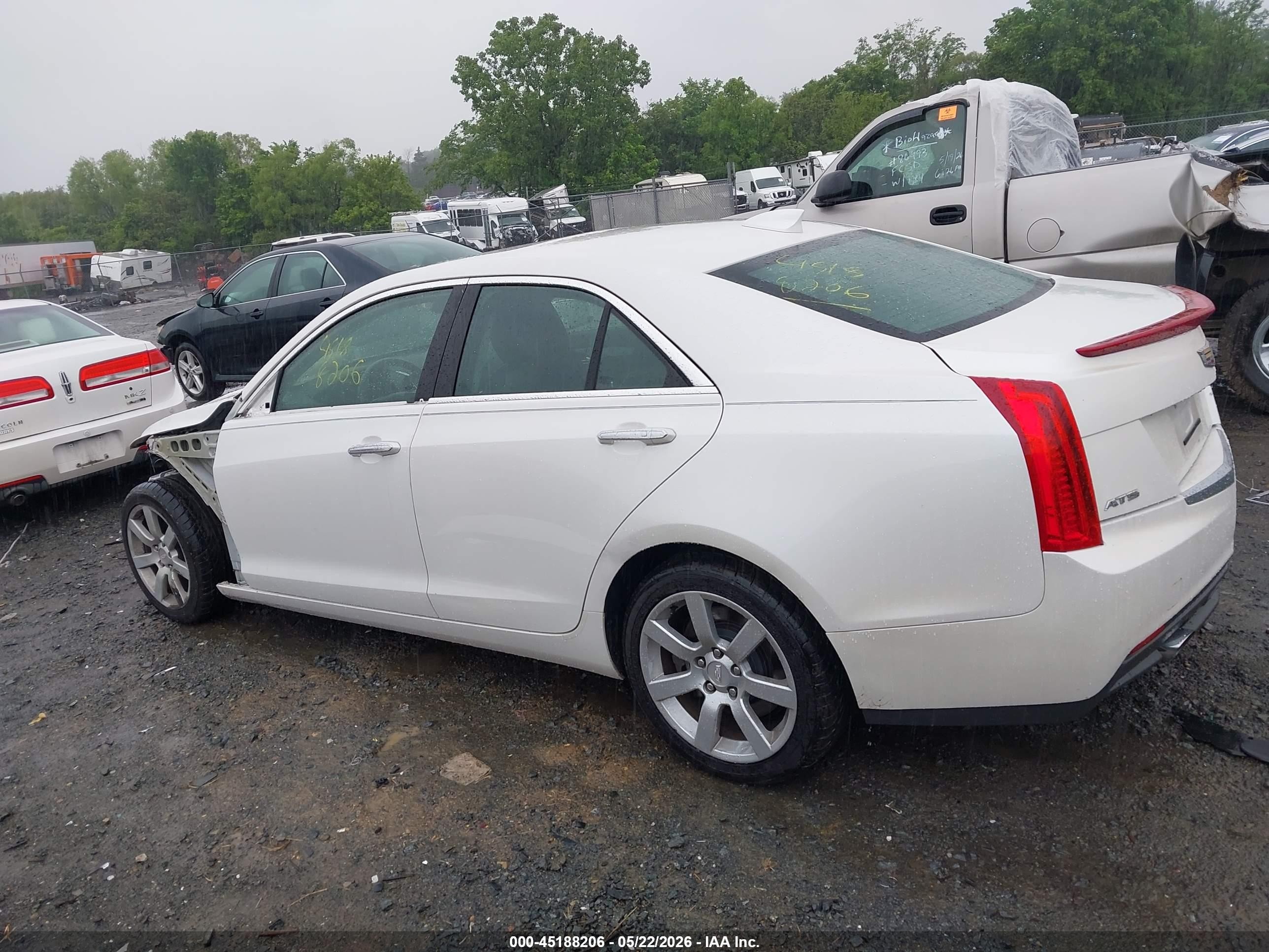 2015 Cadillac Ats Standard White vin: 1G6AA5RA9F0118523