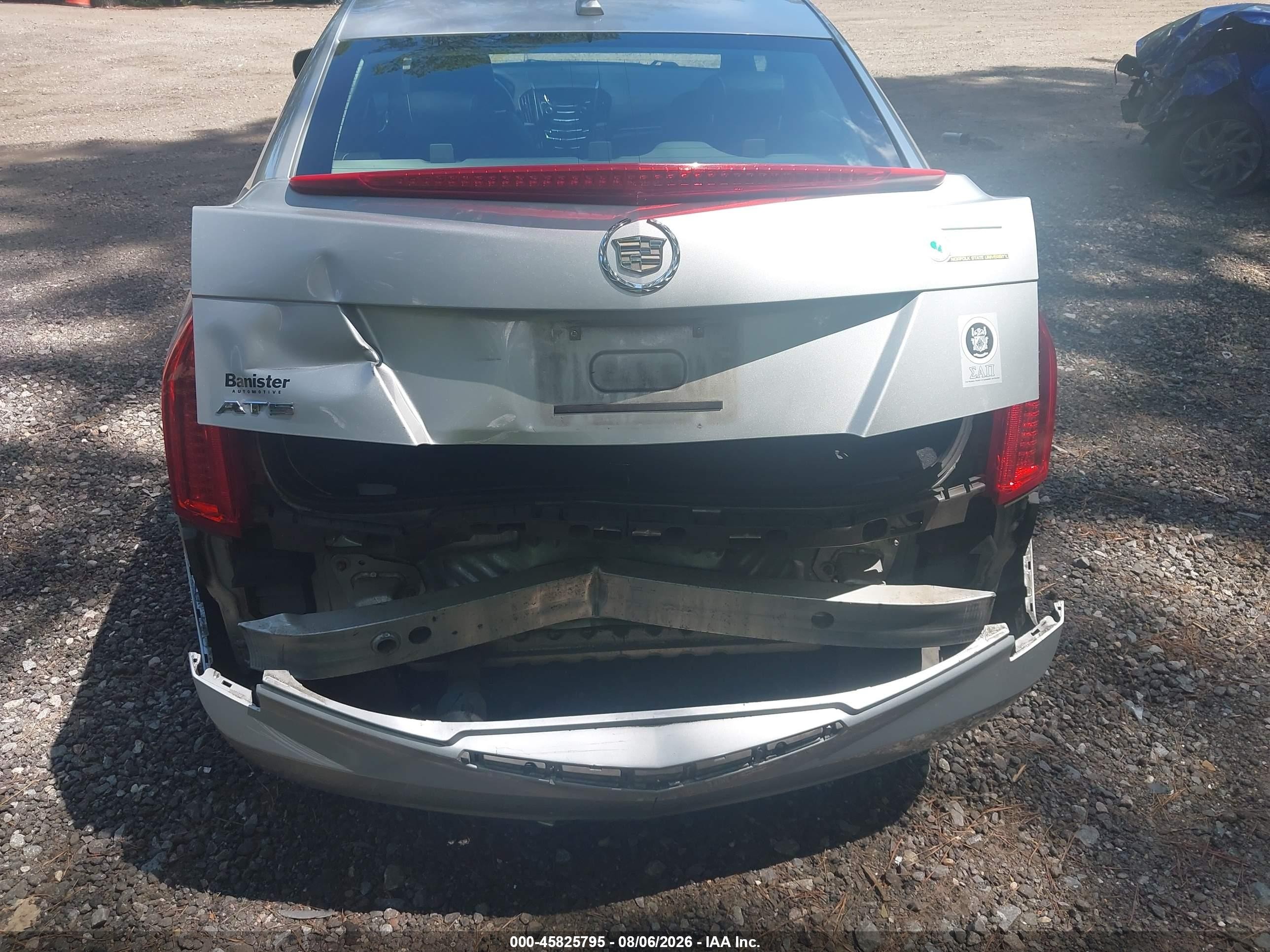 2013 Cadillac Ats Standard Silver vin: 1G6AA5RAXD0122447