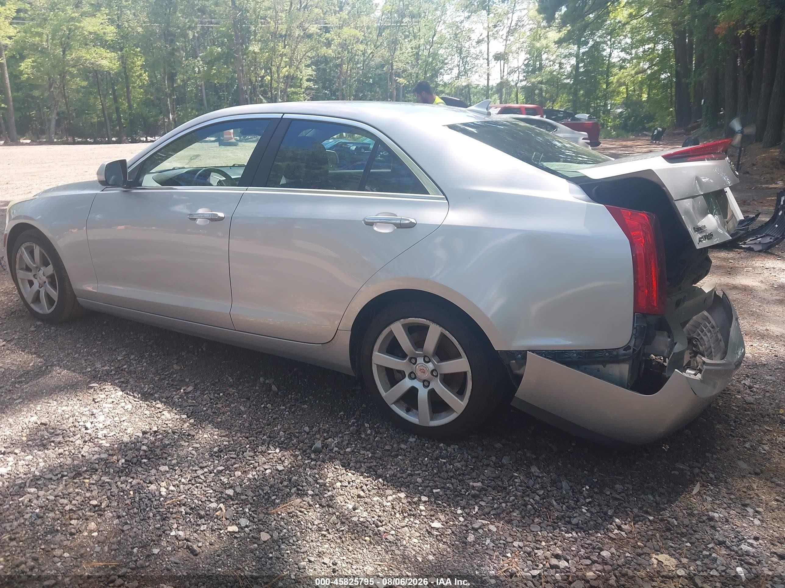 2013 Cadillac Ats Standard Silver vin: 1G6AA5RAXD0122447