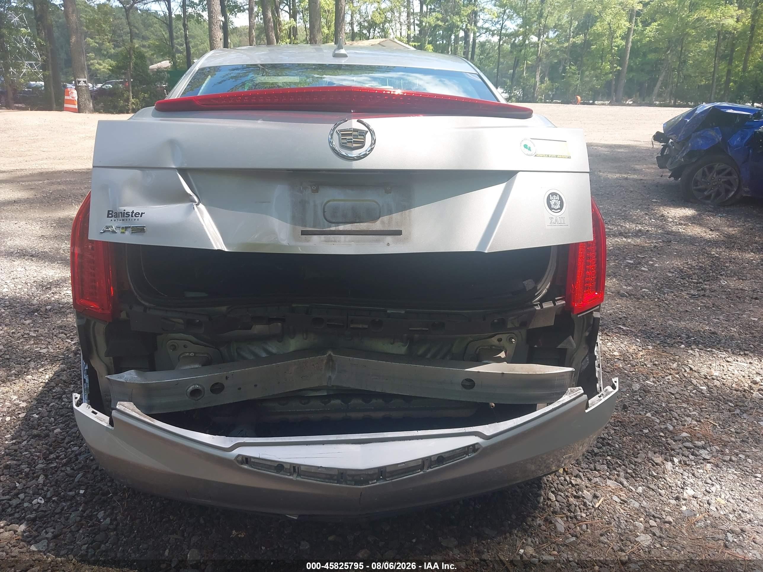 2013 Cadillac Ats Standard Silver vin: 1G6AA5RAXD0122447