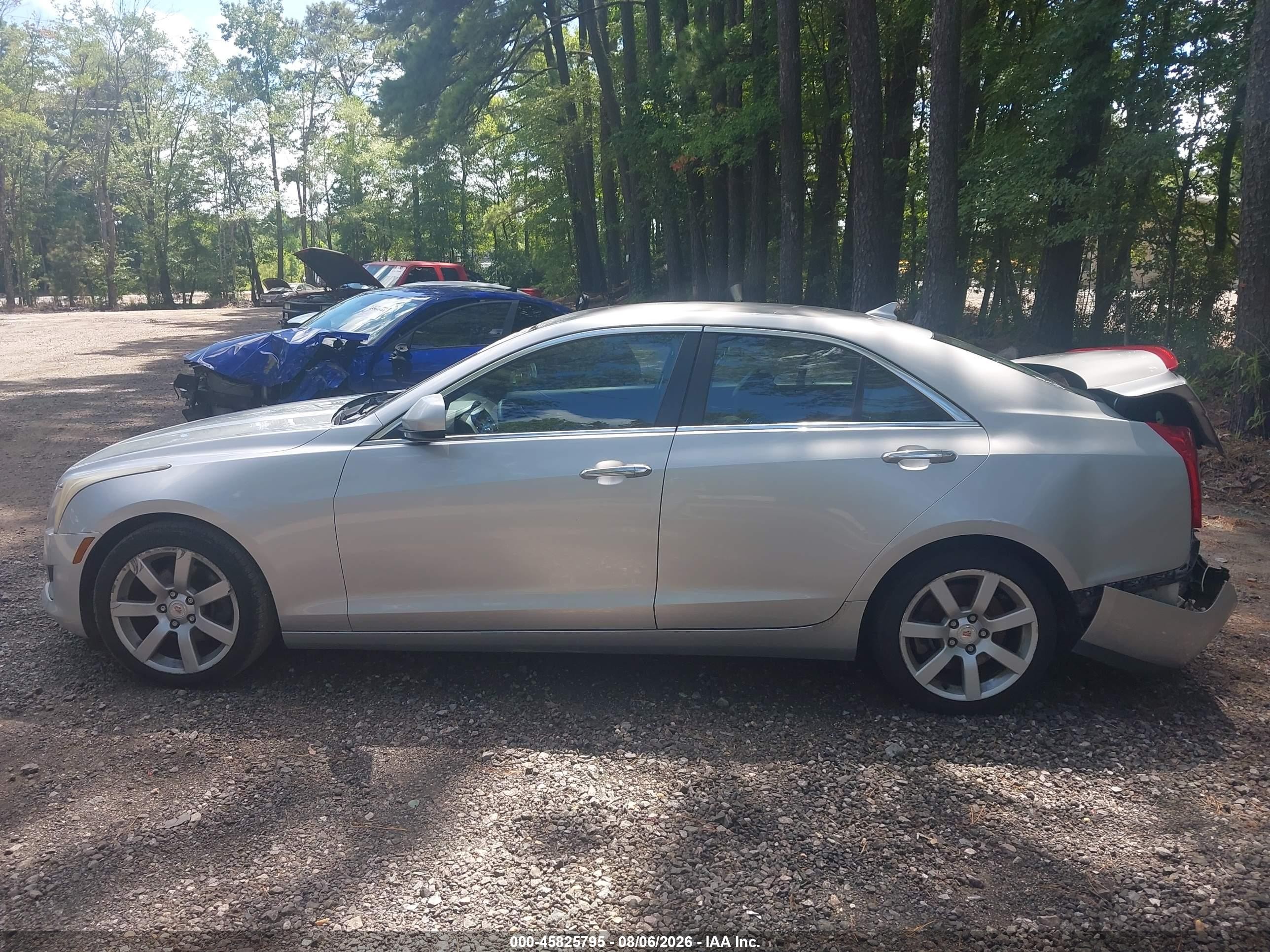 2013 Cadillac Ats Standard Silver vin: 1G6AA5RAXD0122447