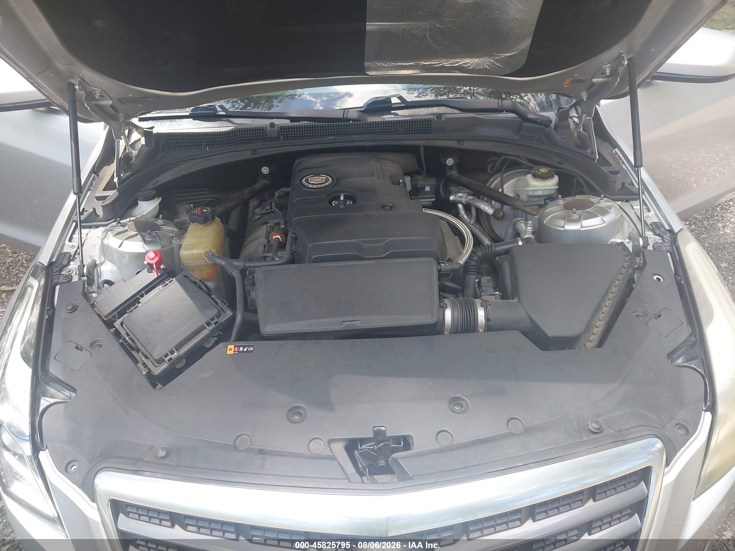 2013 Cadillac Ats Standard Silver vin: 1G6AA5RAXD0122447