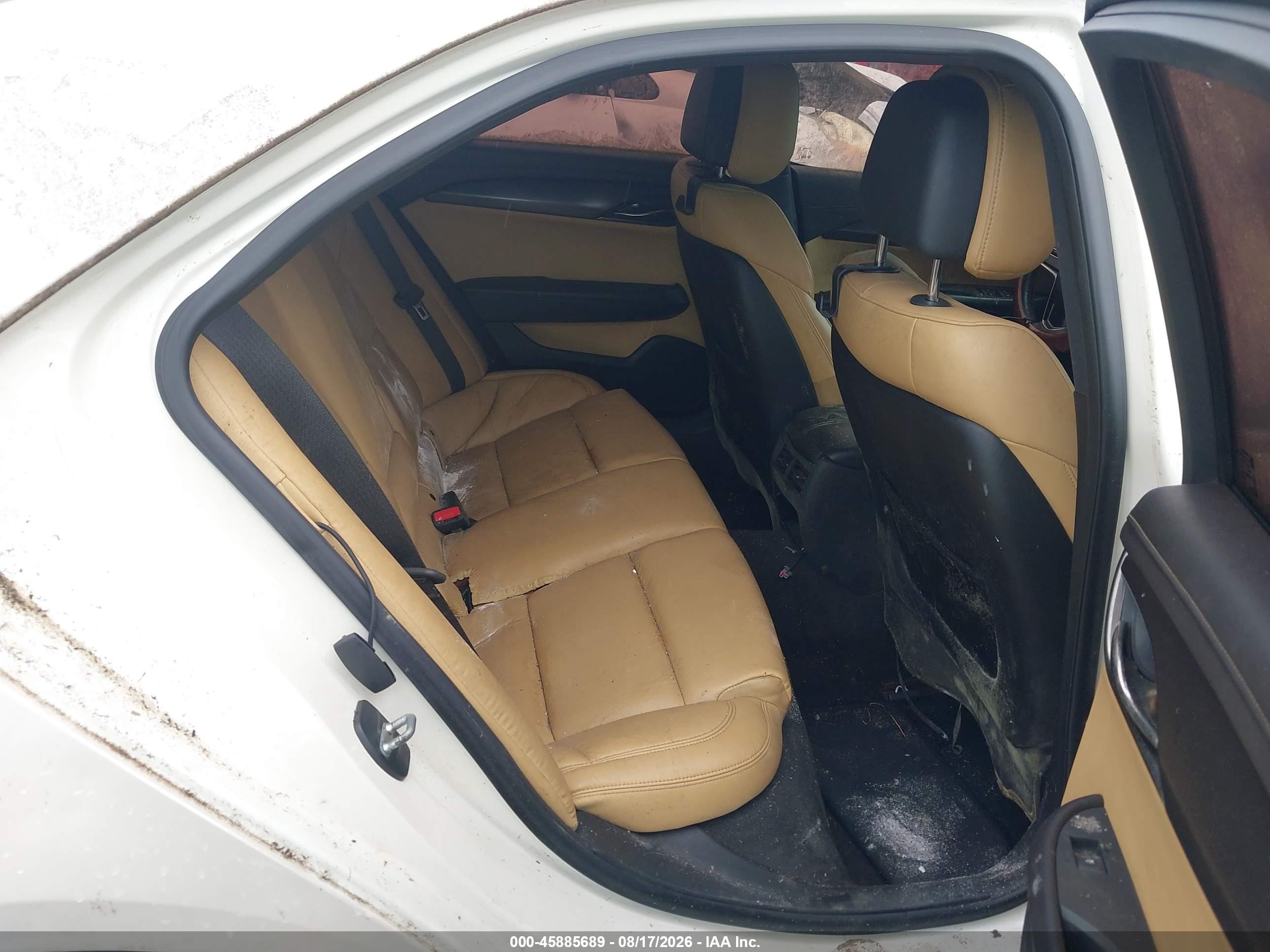 2013 Cadillac Ats Standard Белый vin: 1G6AA5RAXD0133416