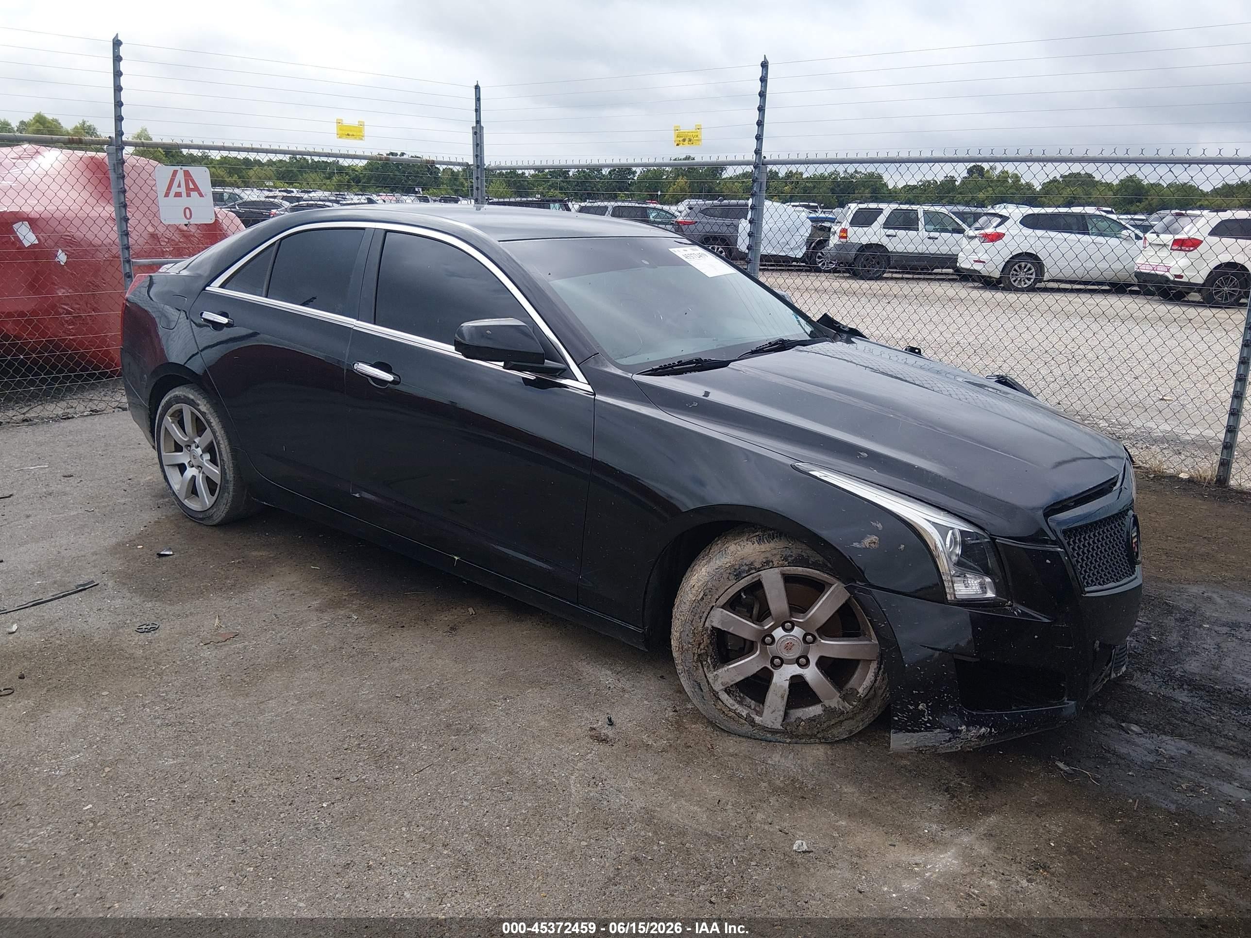 2013 Cadillac Ats Standard Черный vin: 1G6AA5RAXD0137997