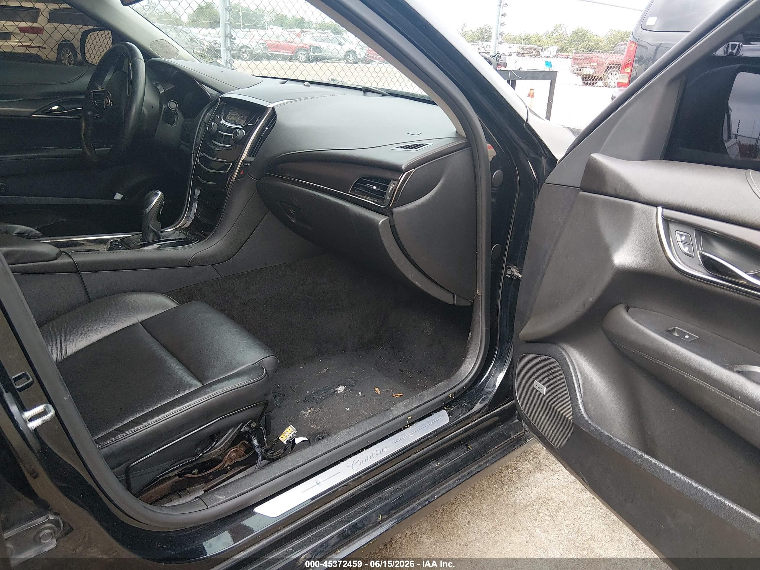 2013 Cadillac Ats Standard Black vin: 1G6AA5RAXD0137997