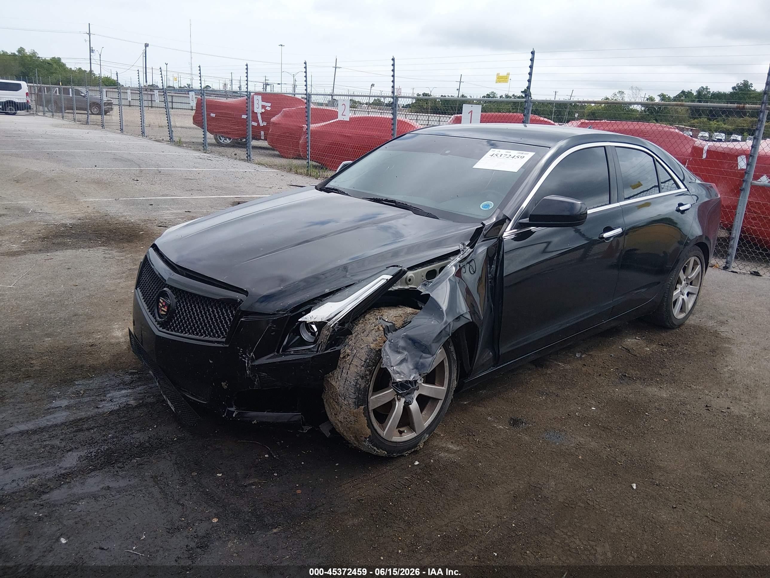 2013 Cadillac Ats Standard Black vin: 1G6AA5RAXD0137997