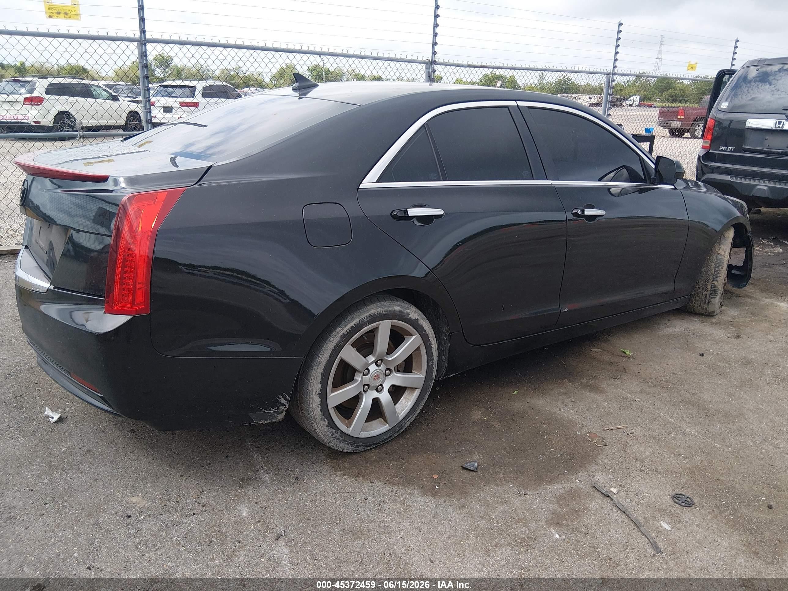 2013 Cadillac Ats Standard Black vin: 1G6AA5RAXD0137997