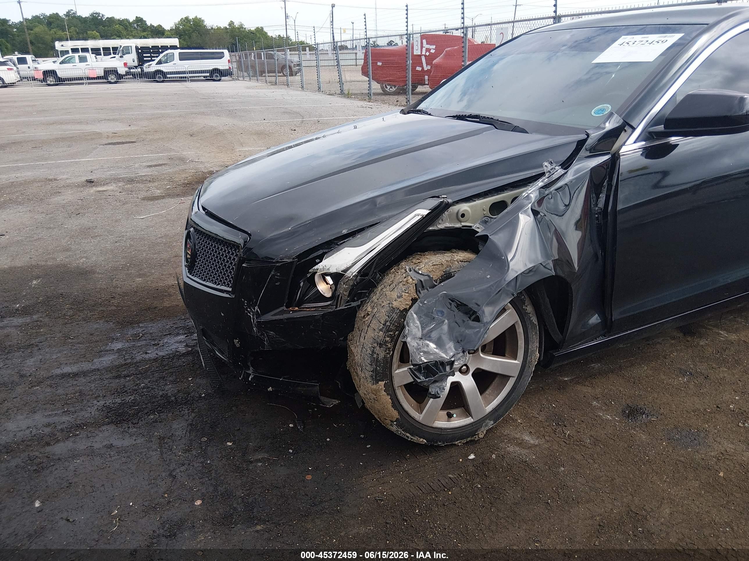 2013 Cadillac Ats Standard Black vin: 1G6AA5RAXD0137997