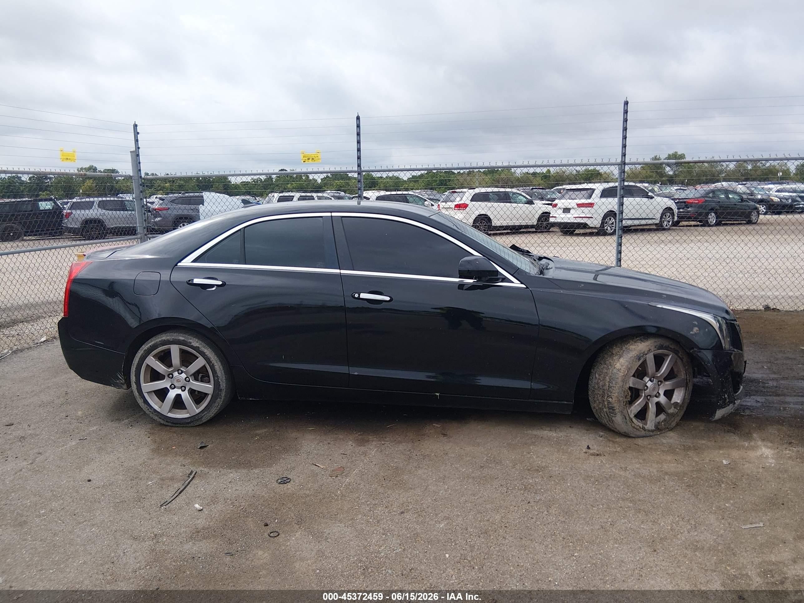 2013 Cadillac Ats Standard Black vin: 1G6AA5RAXD0137997