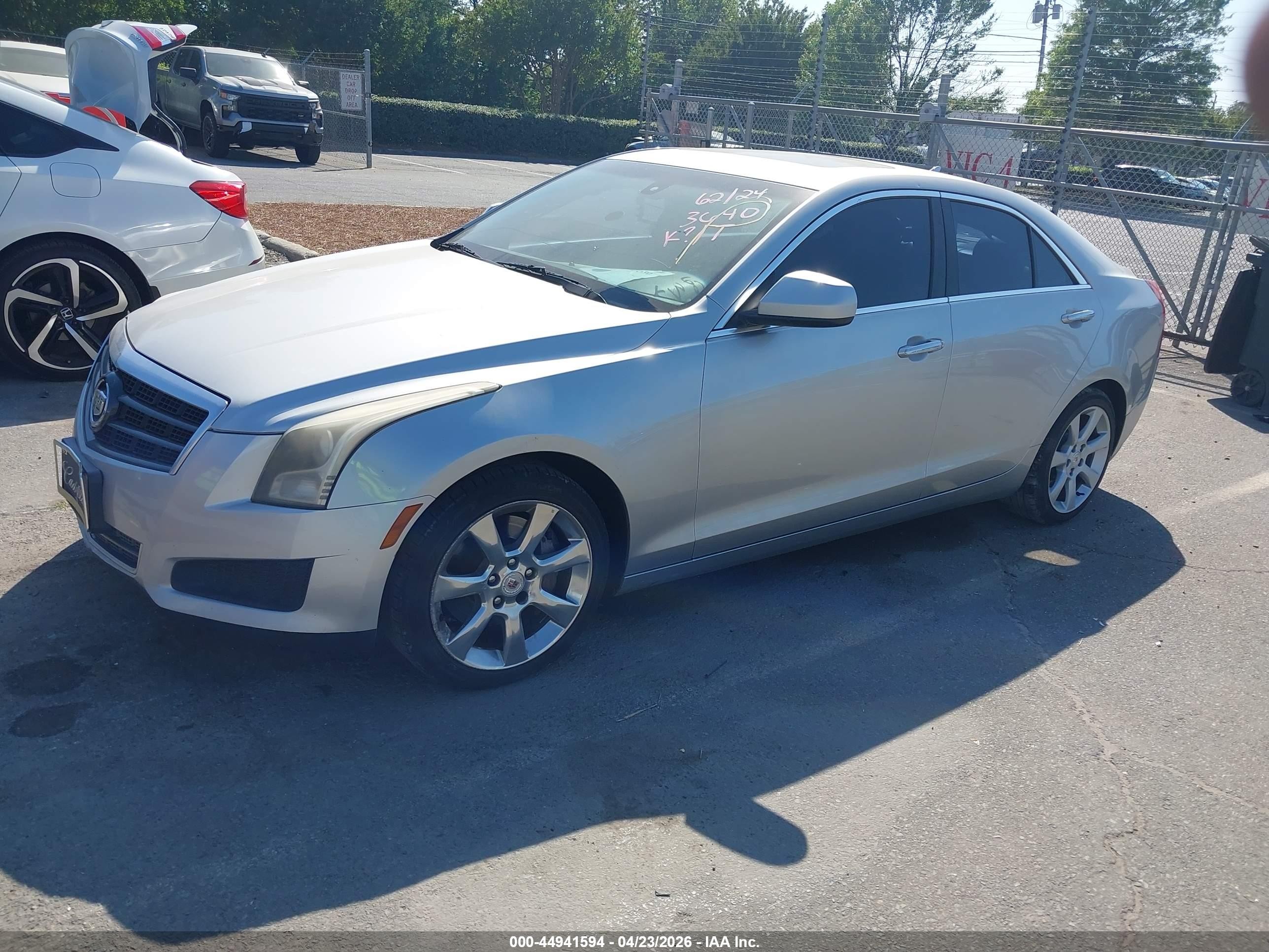 2013 Cadillac Ats Standard Silver vin: 1G6AA5RAXD0143640