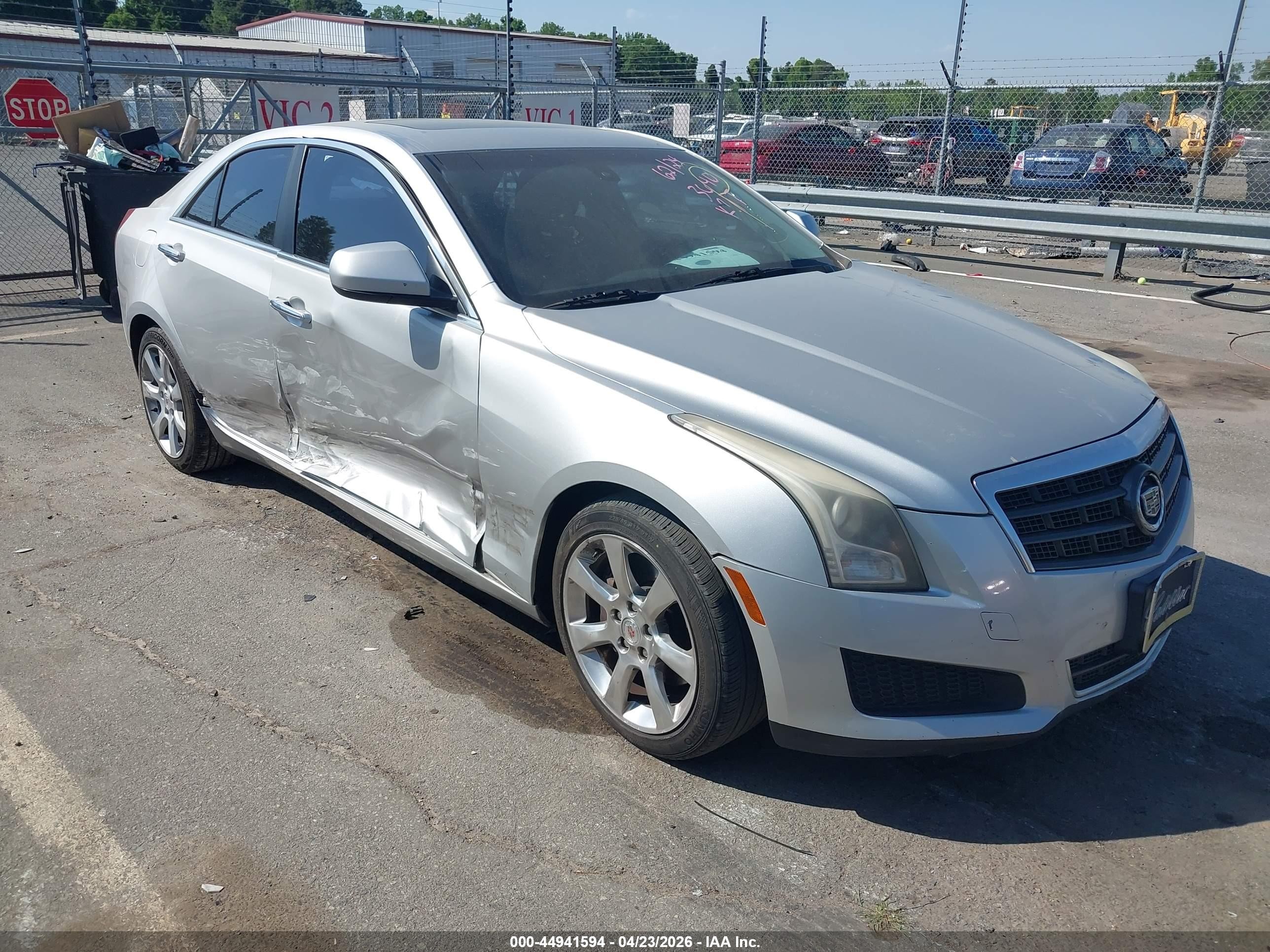 2013 Cadillac Ats Standard Silver vin: 1G6AA5RAXD0143640