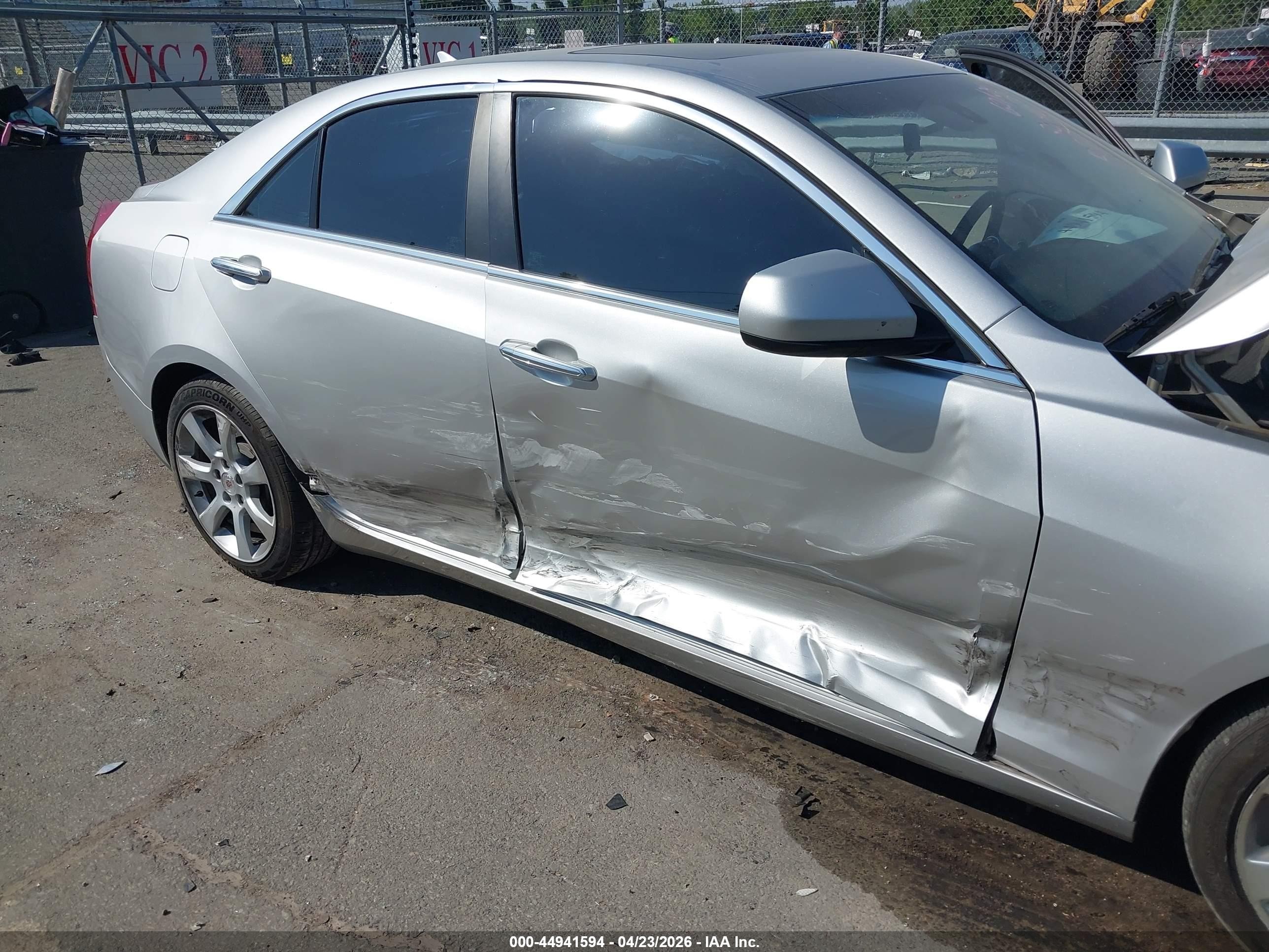 2013 Cadillac Ats Standard Silver vin: 1G6AA5RAXD0143640