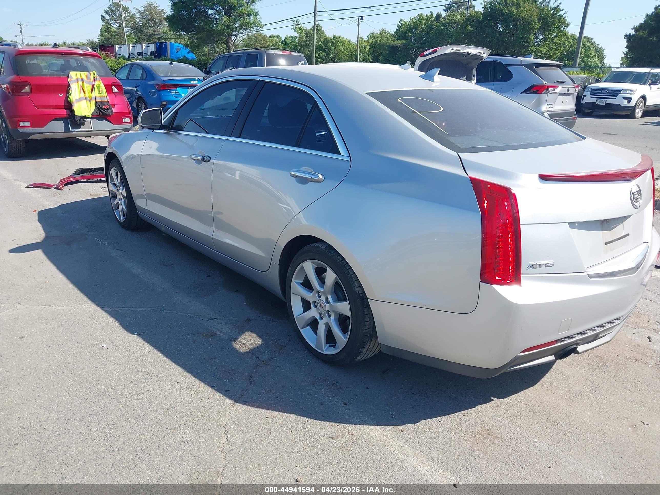 2013 Cadillac Ats Standard Silver vin: 1G6AA5RAXD0143640