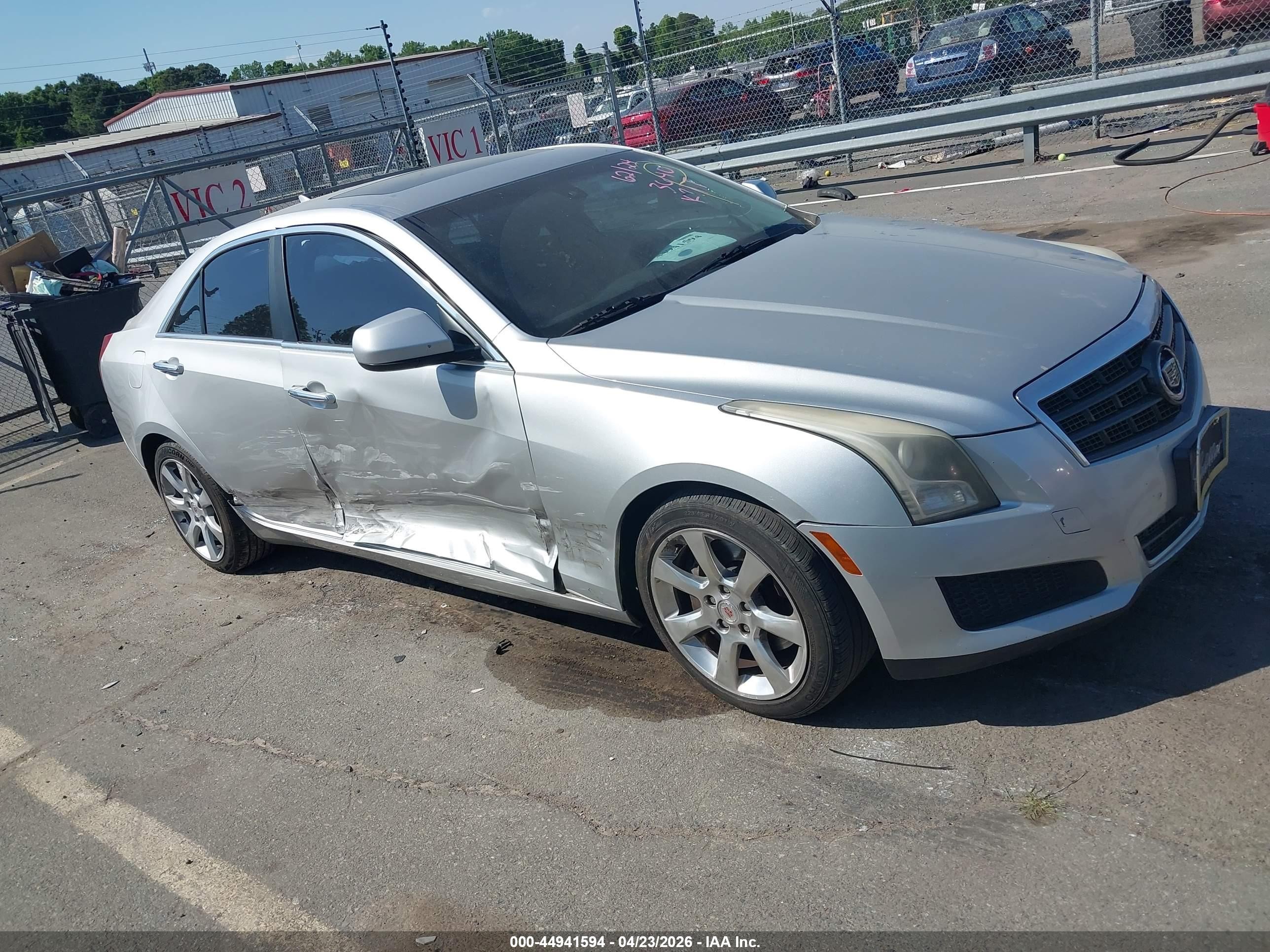 2013 Cadillac Ats Standard Silver vin: 1G6AA5RAXD0143640