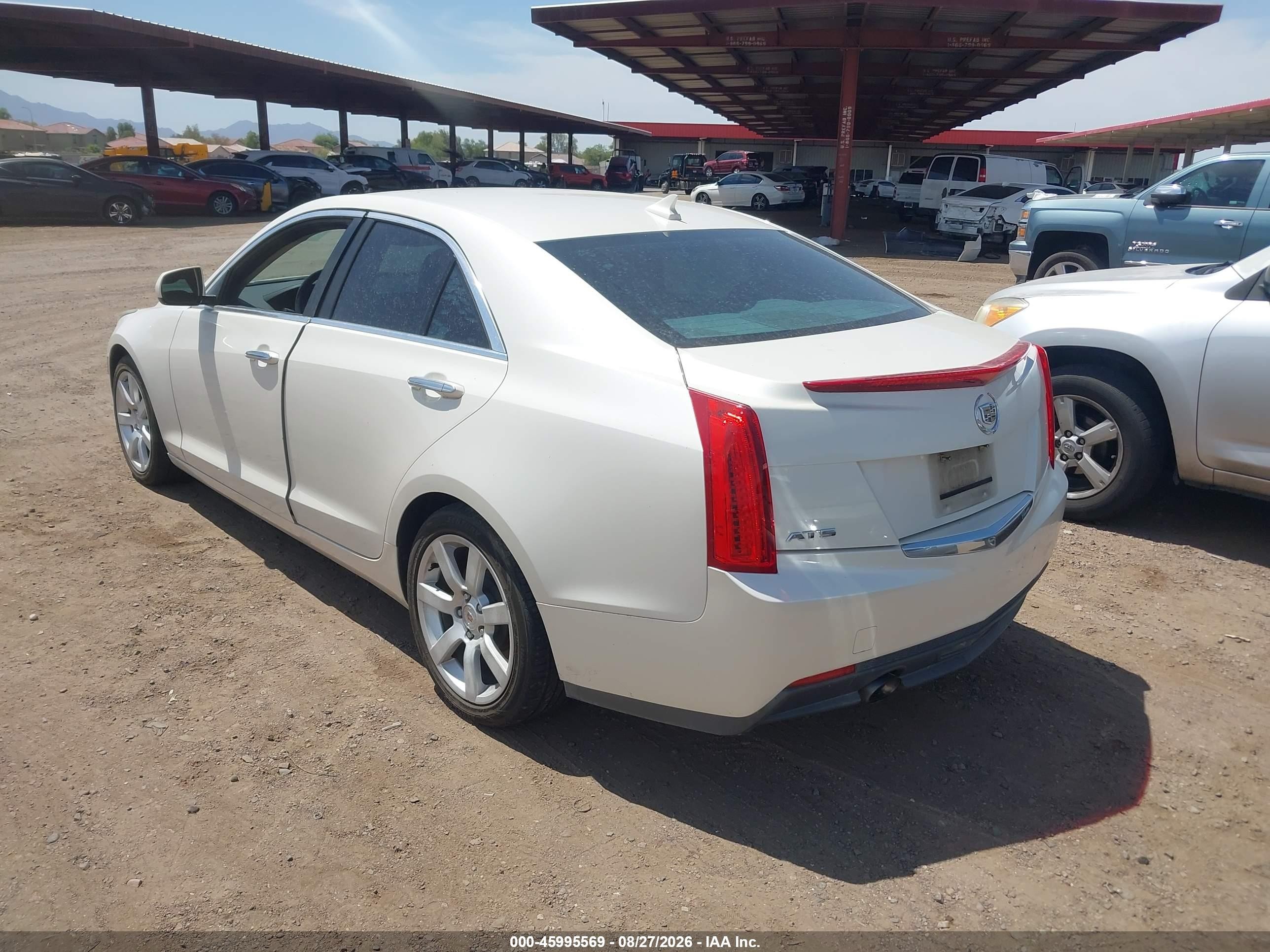 2013 Cadillac Ats Standard White vin: 1G6AA5RAXD0164018