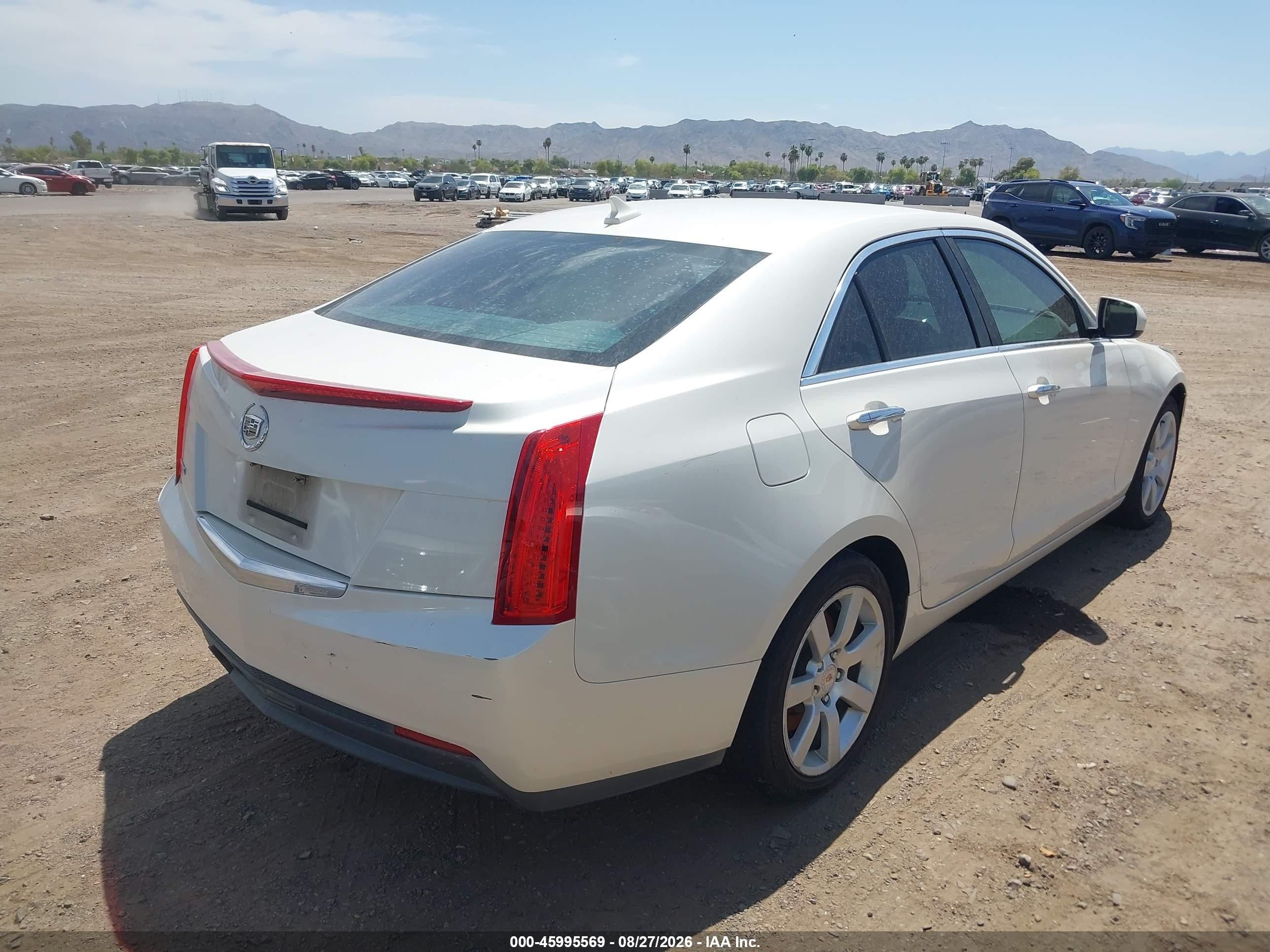 2013 Cadillac Ats Standard White vin: 1G6AA5RAXD0164018
