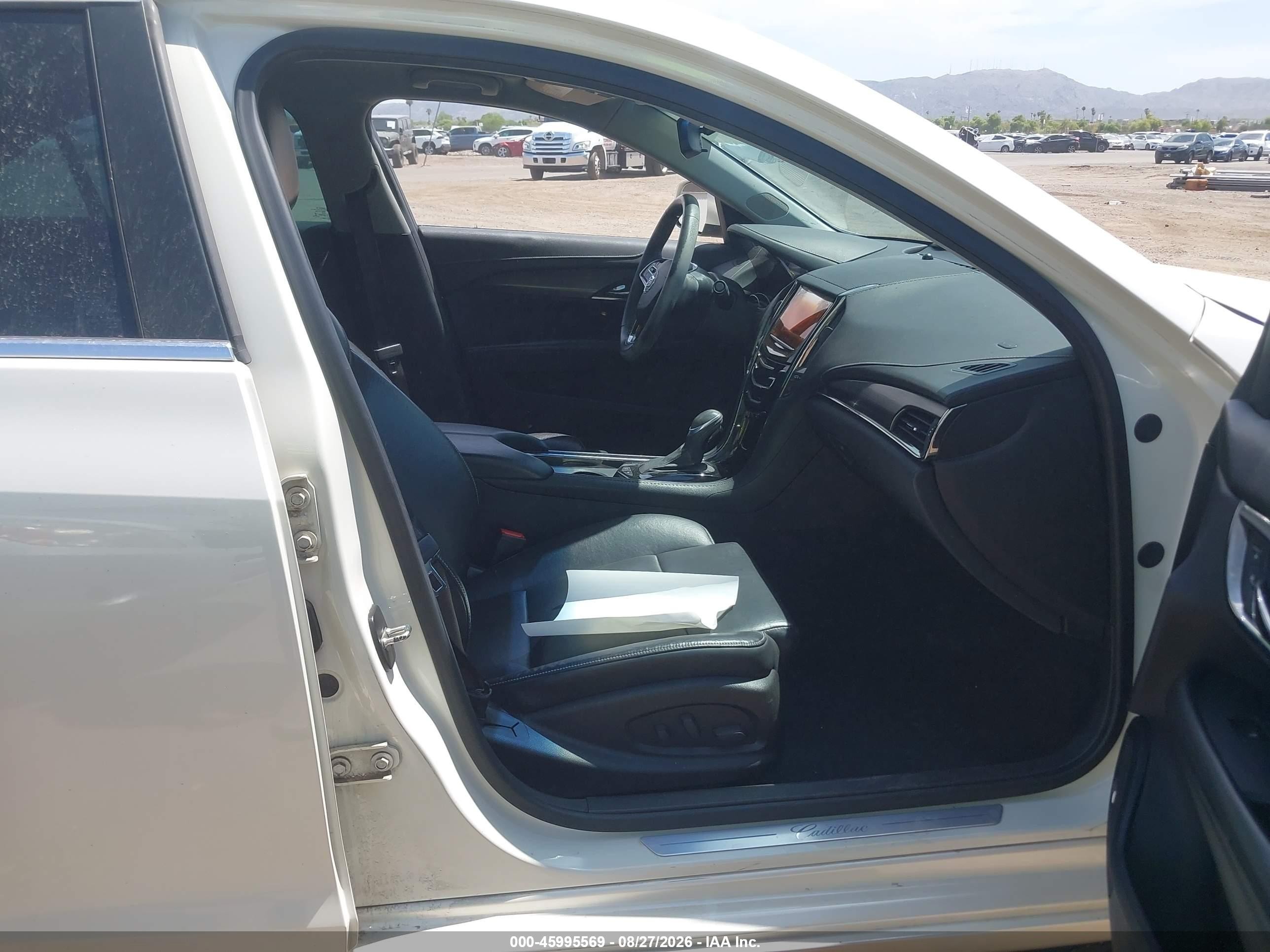 2013 Cadillac Ats Standard White vin: 1G6AA5RAXD0164018