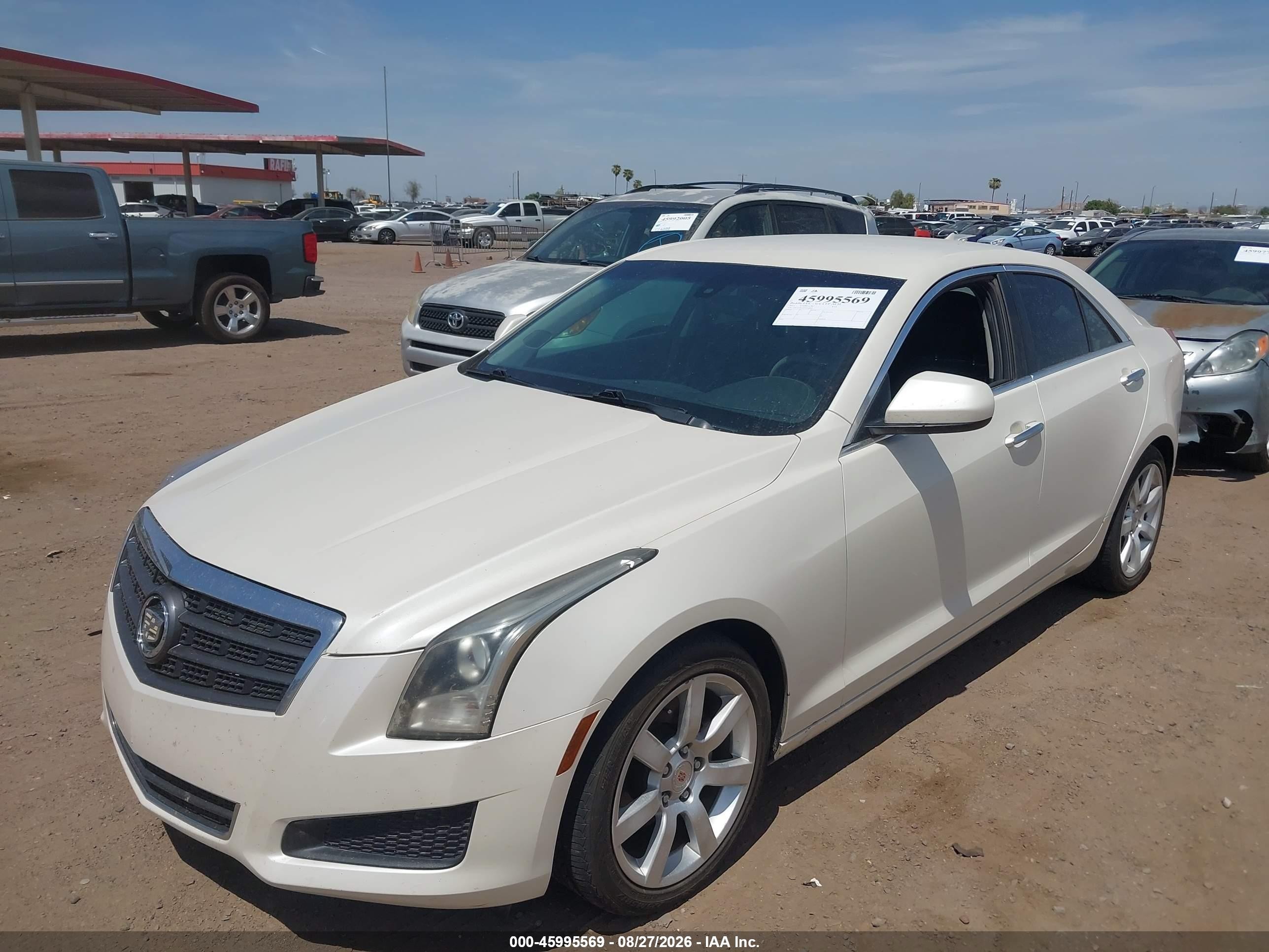 2013 Cadillac Ats Standard White vin: 1G6AA5RAXD0164018