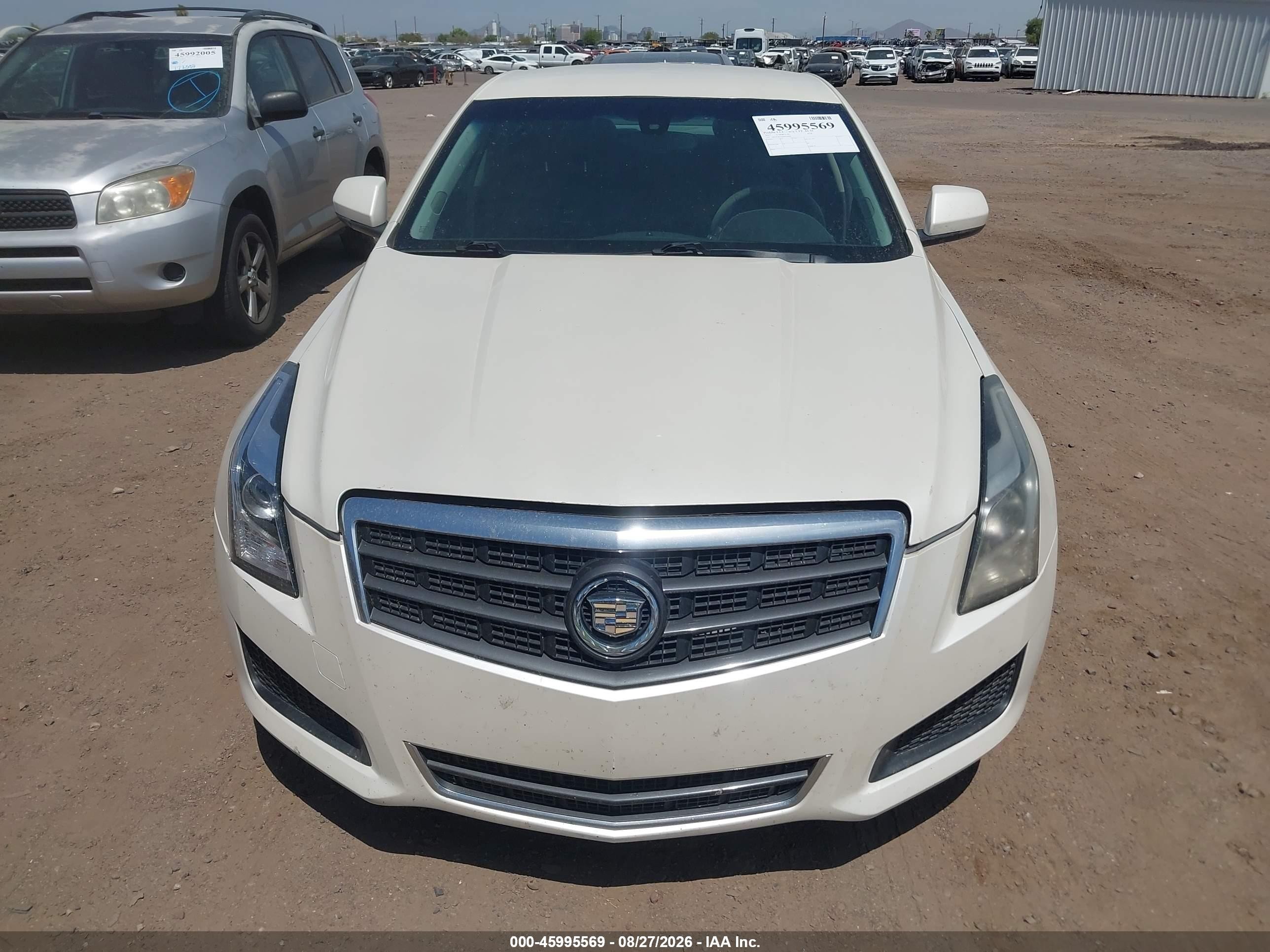 2013 Cadillac Ats Standard White vin: 1G6AA5RAXD0164018