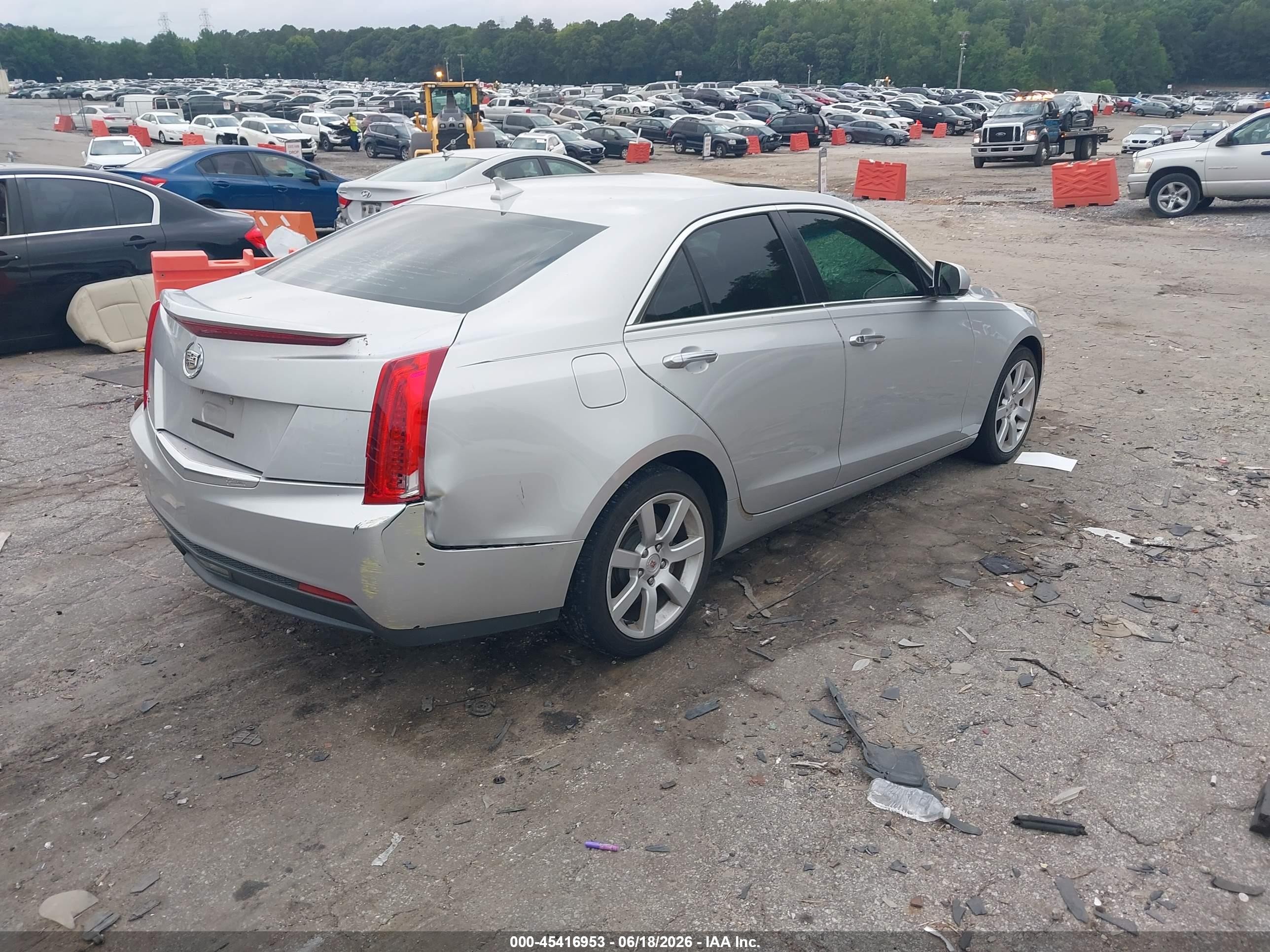 2014 Cadillac Ats Standard Серебряный vin: 1G6AA5RAXE0129609