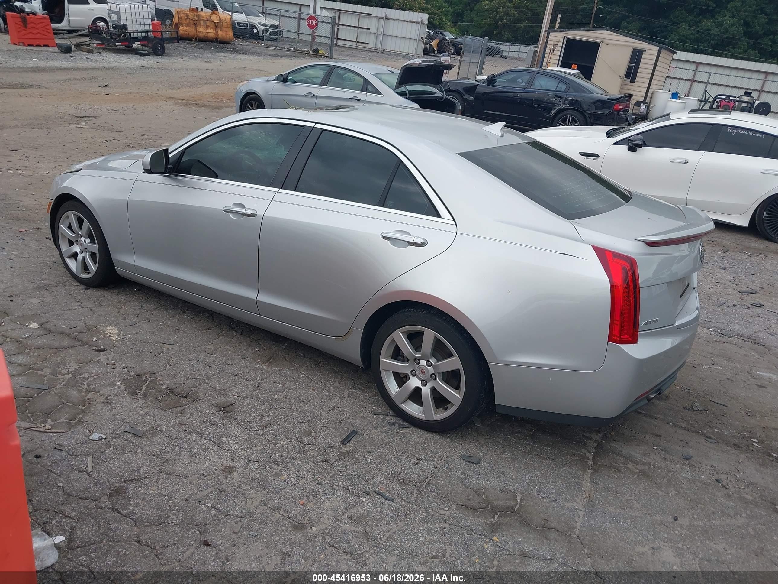 2014 Cadillac Ats Standard Серебряный vin: 1G6AA5RAXE0129609