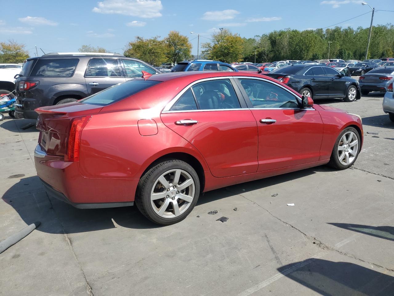 2014 Cadillac Ats Red vin: 1G6AA5RAXE0140254