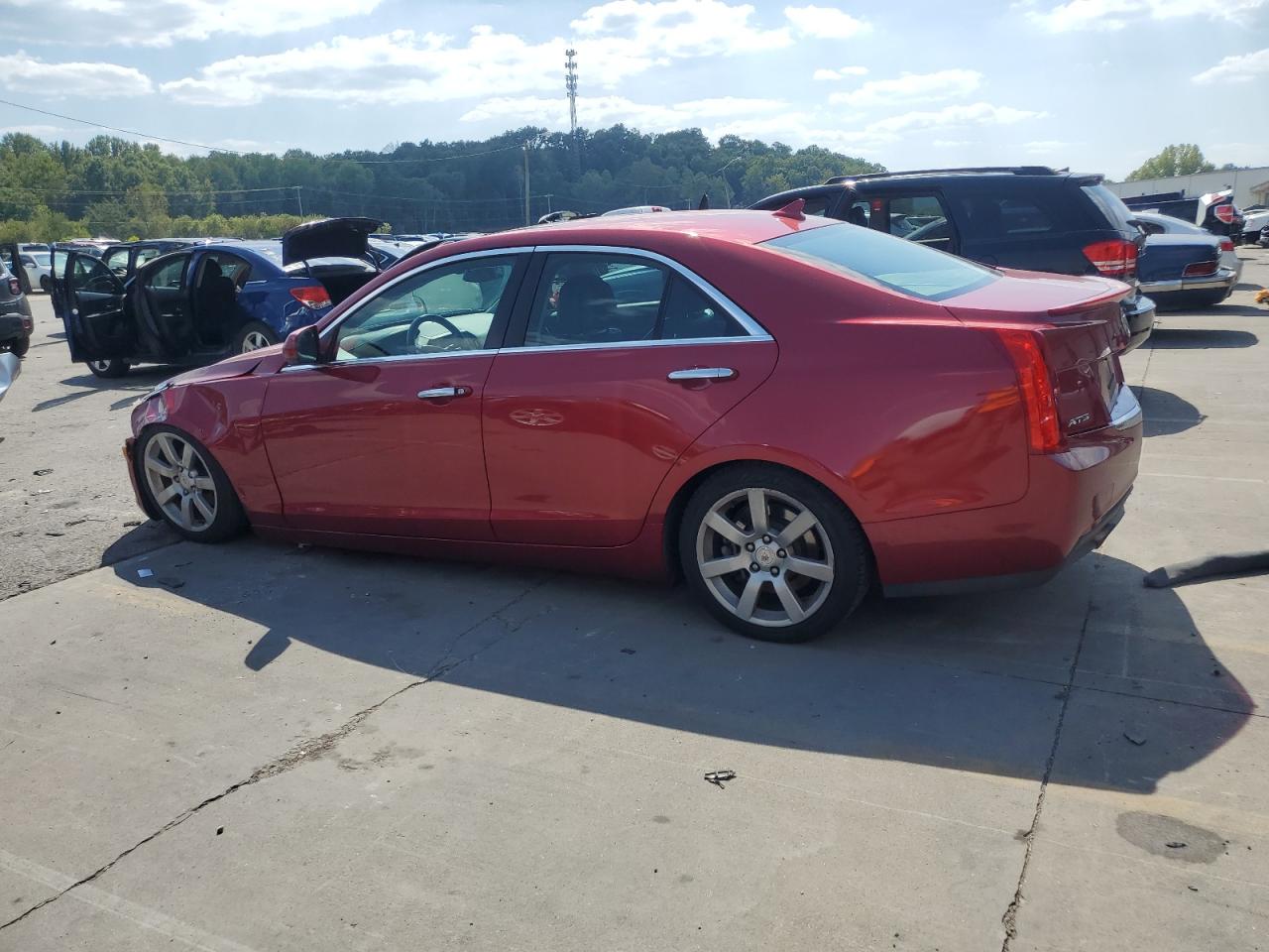 2014 Cadillac Ats Red vin: 1G6AA5RAXE0140254