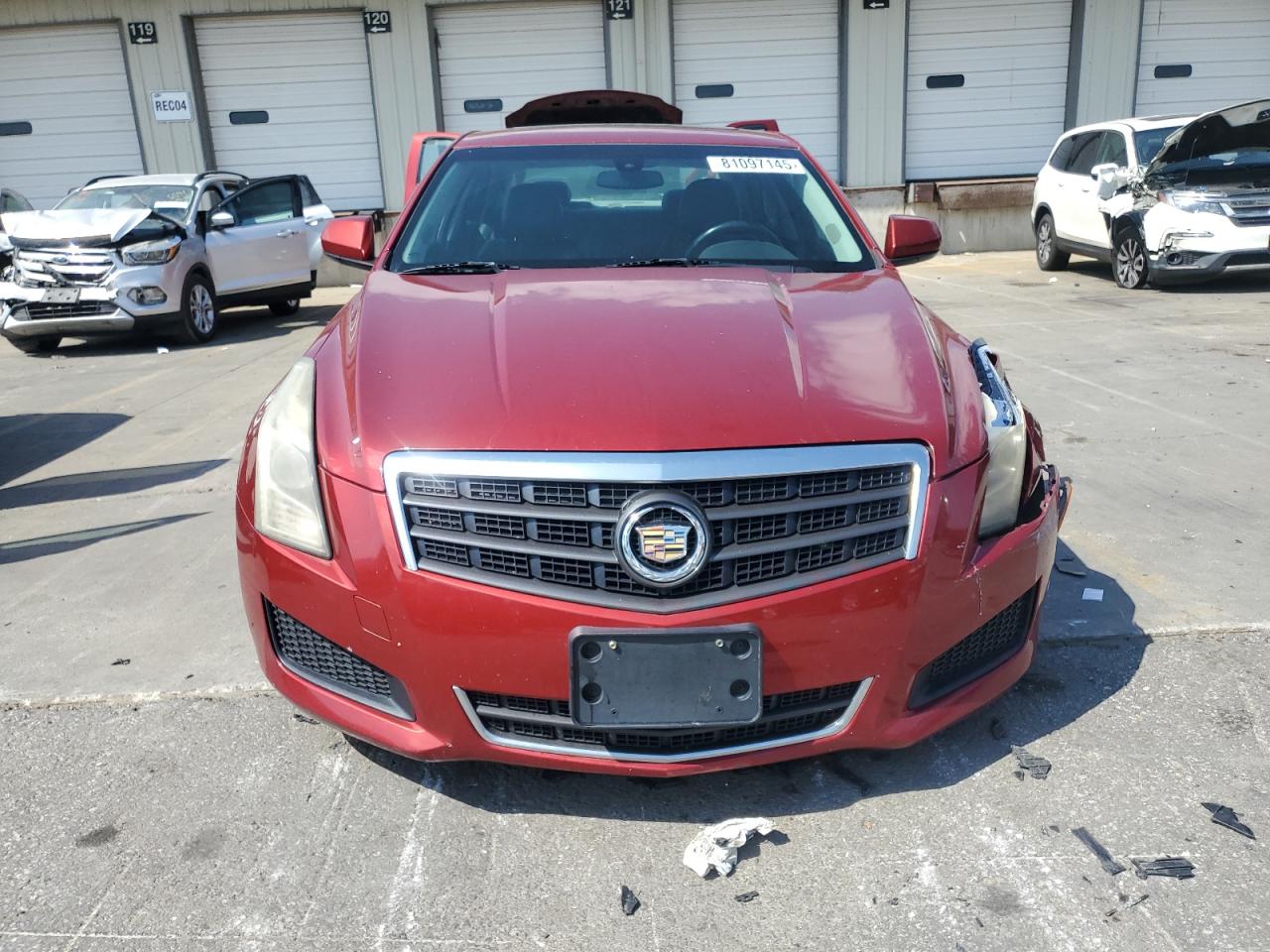 2014 Cadillac Ats Red vin: 1G6AA5RAXE0140254