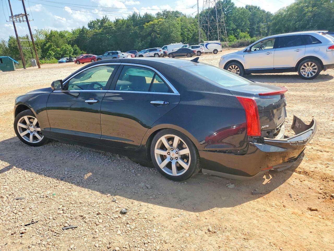 2014 Cadillac Ats Black vin: 1G6AA5RAXE0171150
