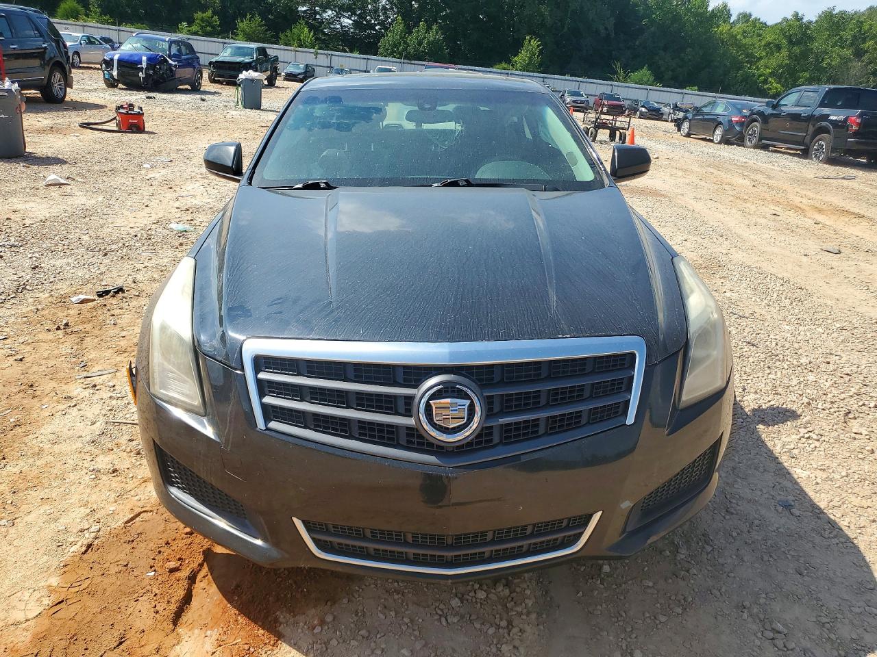 2014 Cadillac Ats Black vin: 1G6AA5RAXE0171150