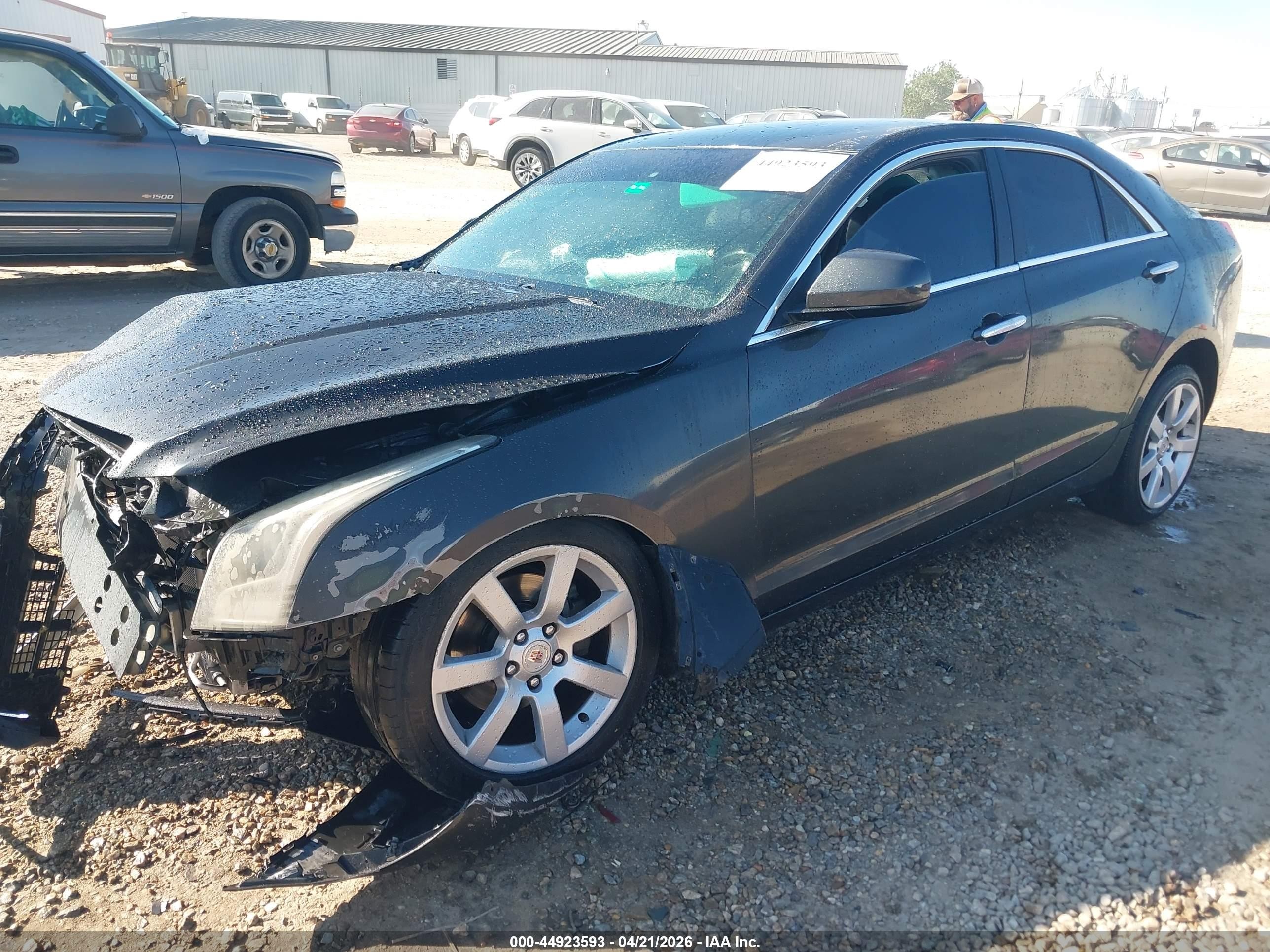2014 Cadillac Ats Standard Black vin: 1G6AA5RAXE0172394