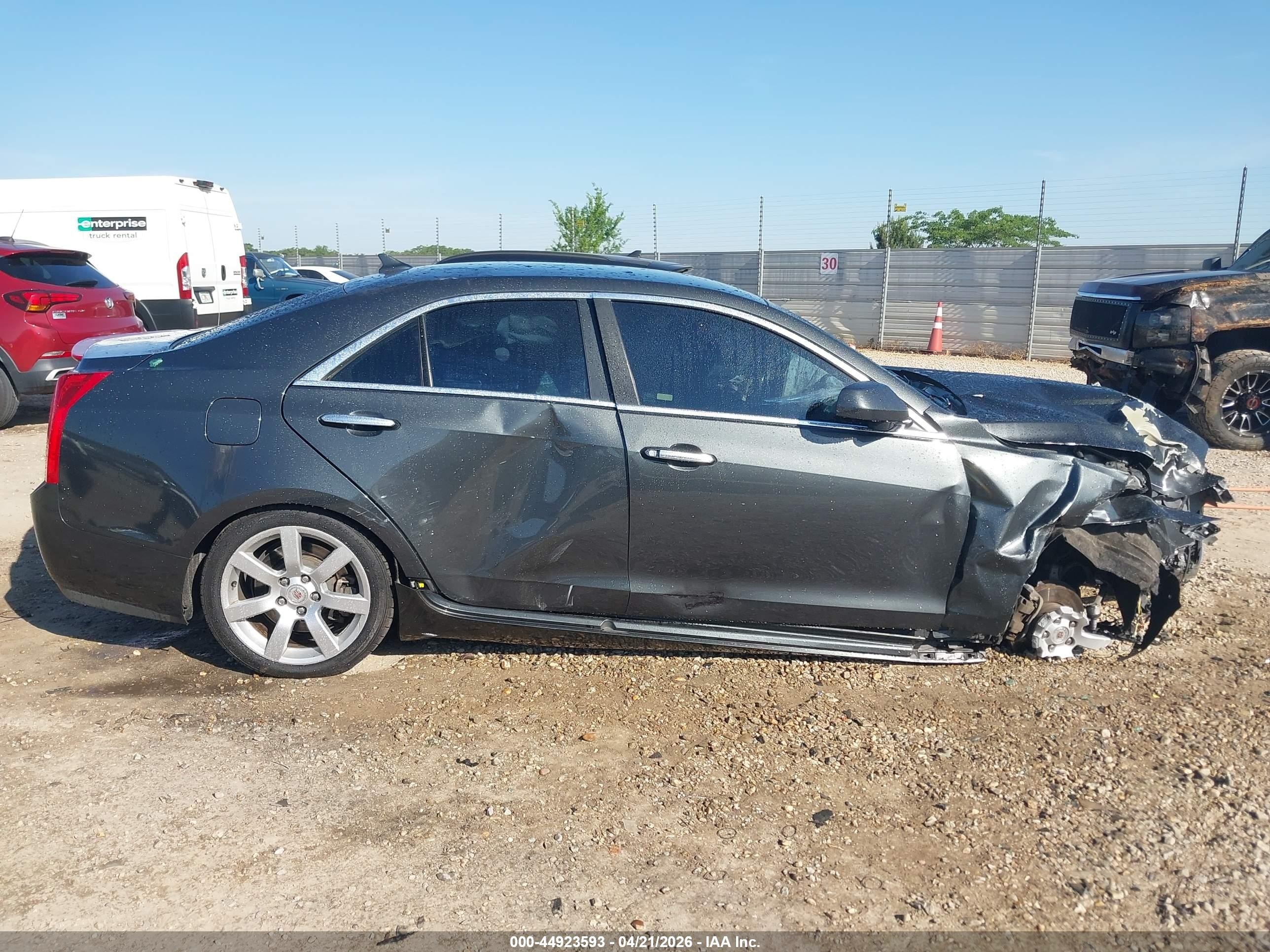 2014 Cadillac Ats Standard Black vin: 1G6AA5RAXE0172394